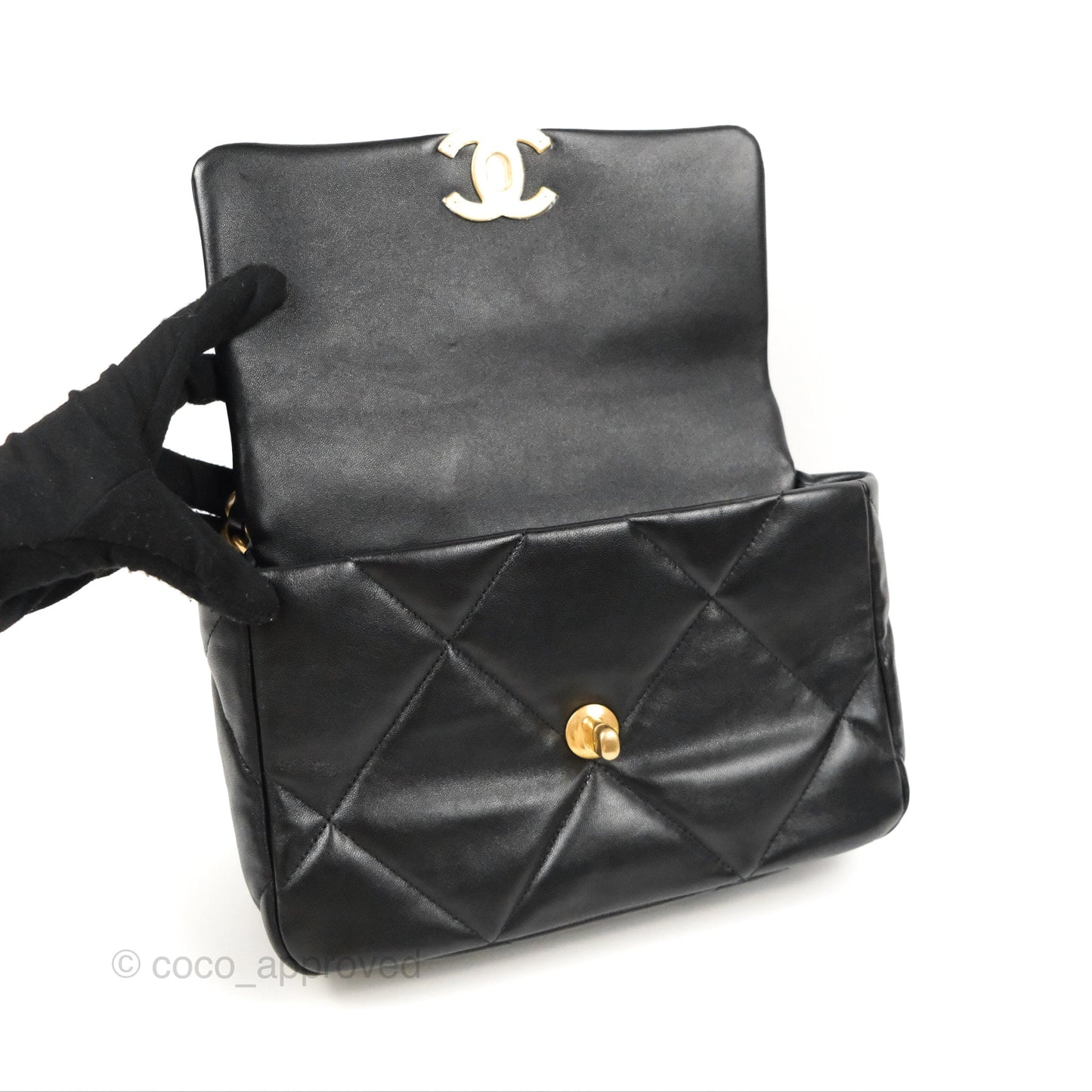 Chanel 19 Small Black Mixed Hardware
