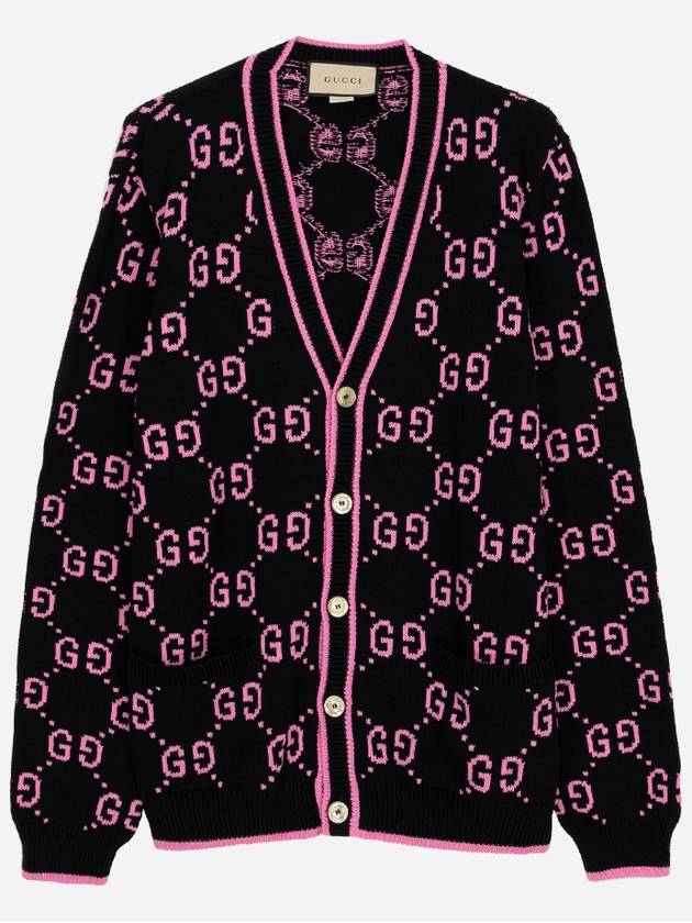 Luxury Gucci Trending 2025 GG Jacquard Cardigan Black