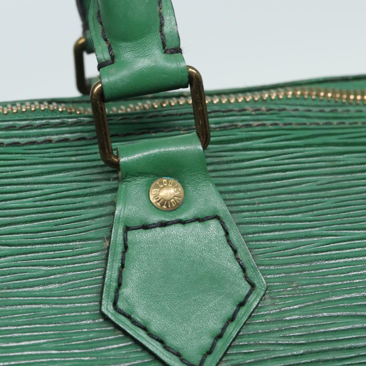 LOUIS VUITTON Epi Speedy 35 Hand Bag Borneo Green M42994 LV 83023