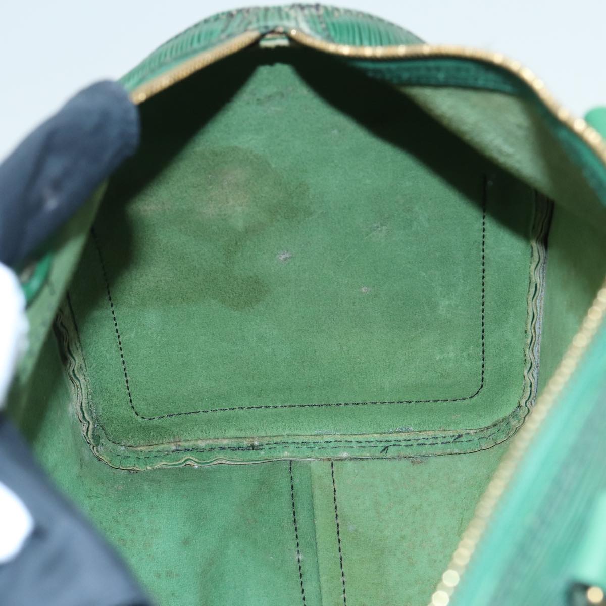LOUIS VUITTON Epi Speedy 35 Hand Bag Borneo Green M42994 LV 83023