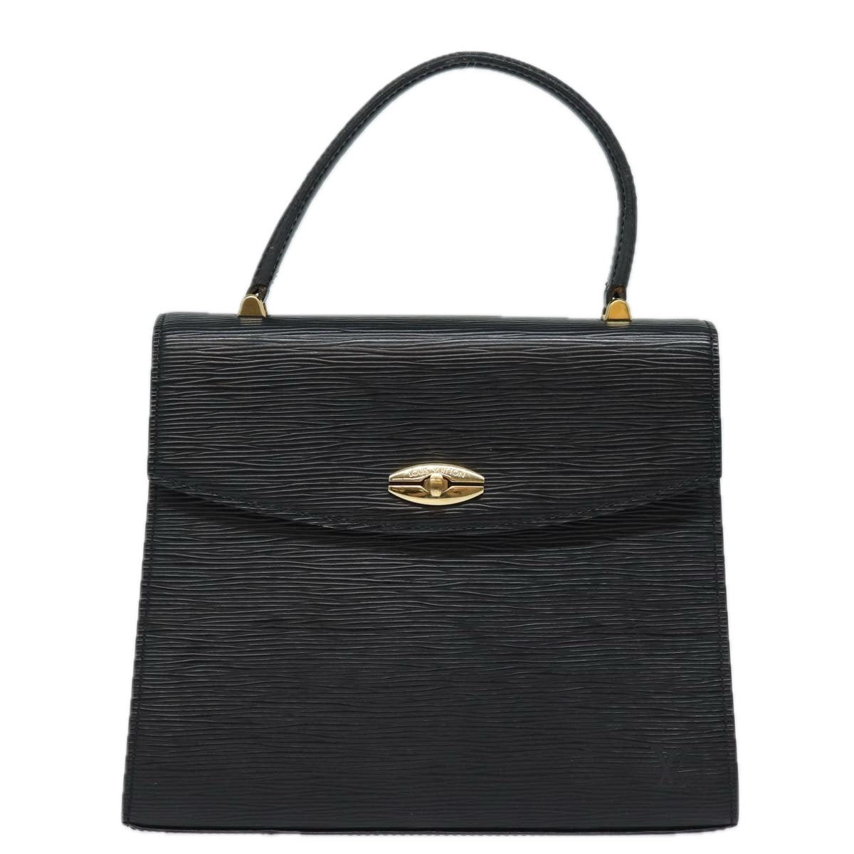 LOUIS VUITTON Epi Malesherbes Hand Bag Black M52372 LV 83032