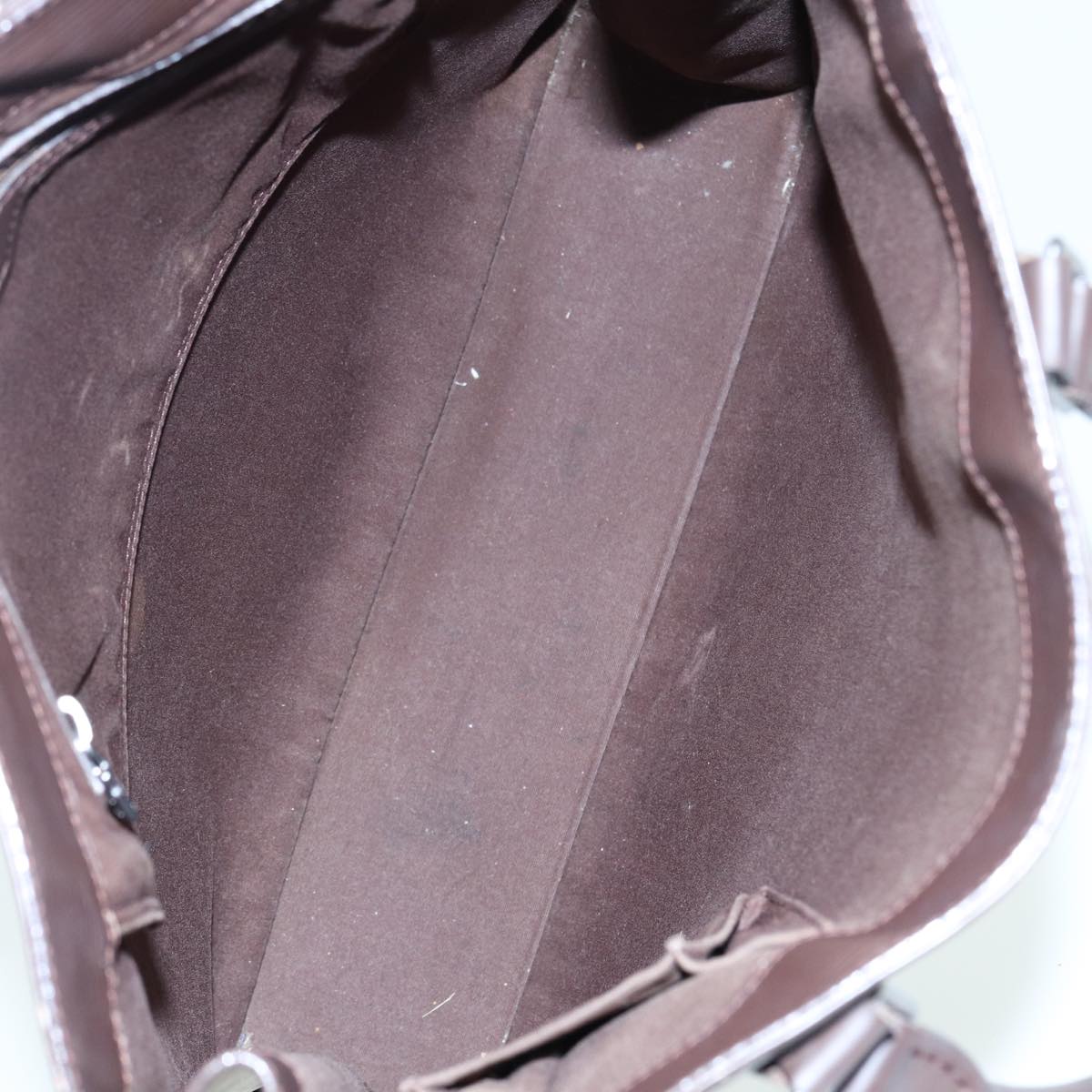 LOUIS VUITTON Epi Sac Plat Hand Bag Mocha Brown M5908D LV 83038