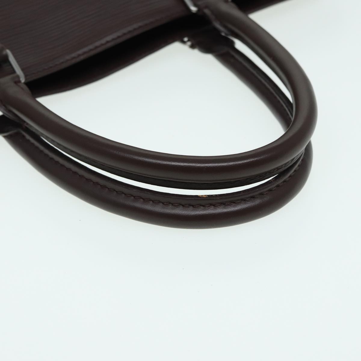 LOUIS VUITTON Epi Sac Plat Hand Bag Mocha Brown M5908D LV 83038