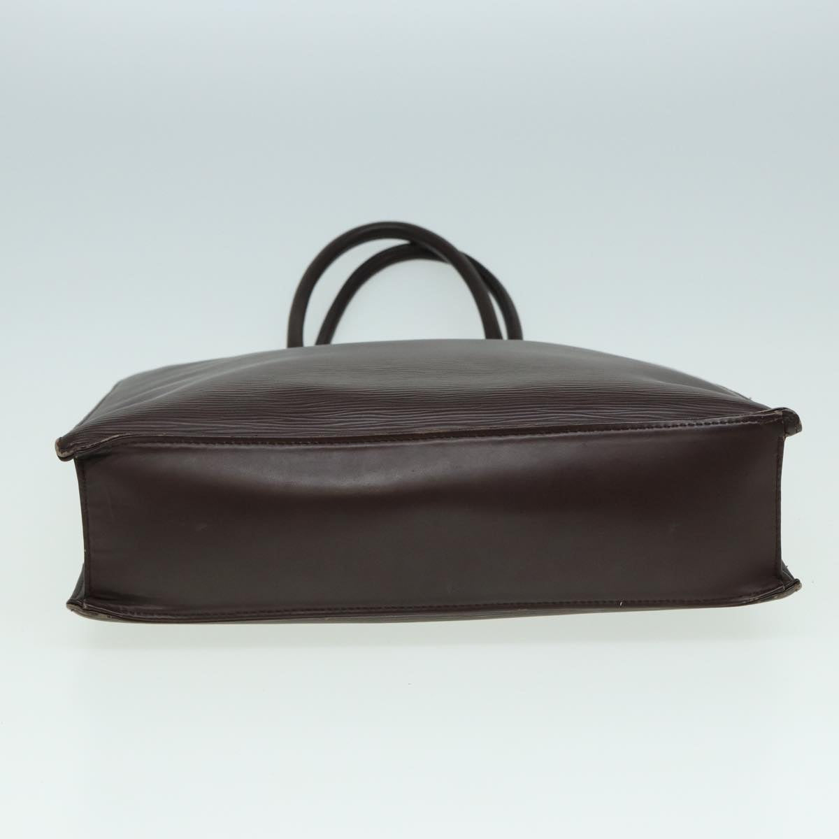 LOUIS VUITTON Epi Sac Plat Hand Bag Mocha Brown M5908D LV 83038