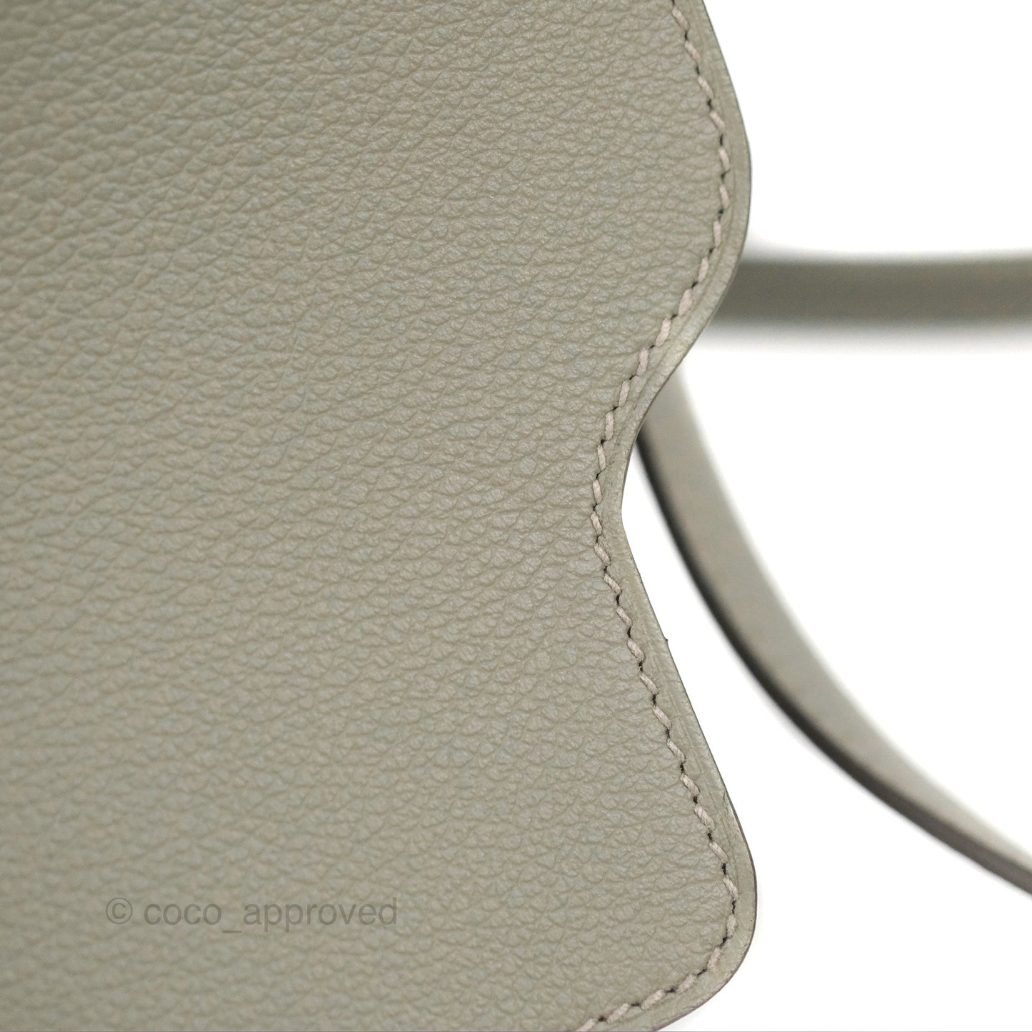 Hermès Roulis Mini 18 Gris Meyer 0L Evercolor Permabrass Hardware