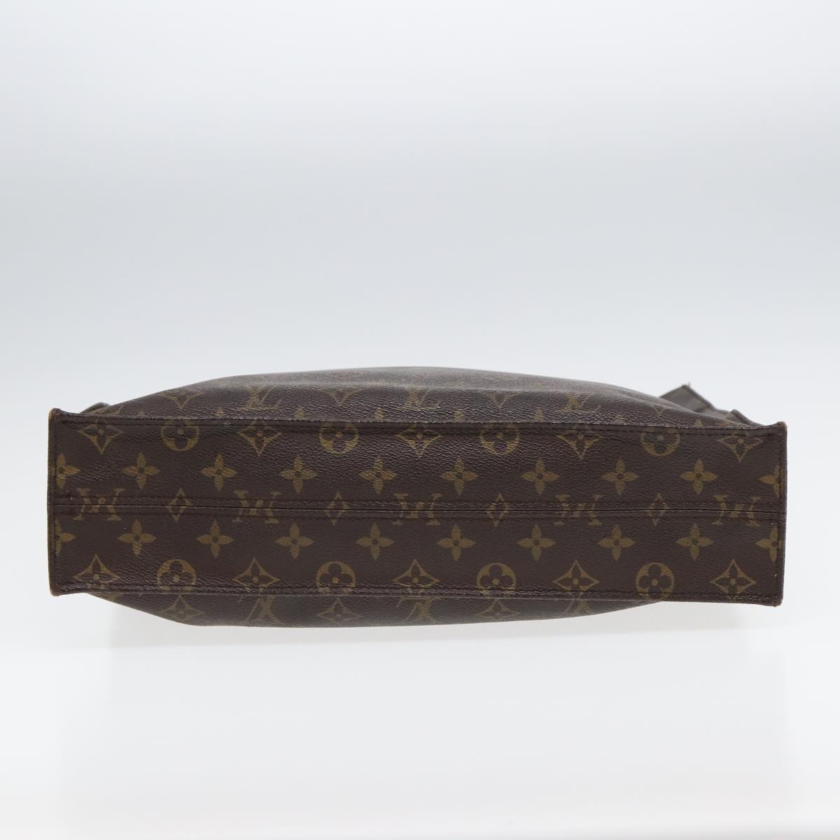 LOUIS VUITTON Monogram Sac Plat Hand Bag M51140 LV 83048