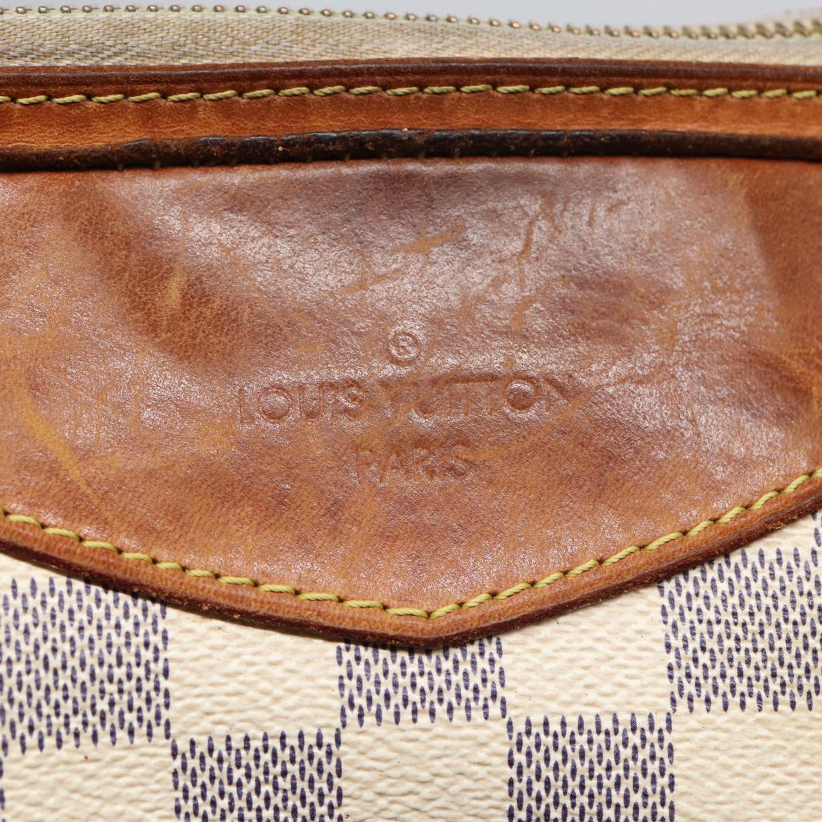 LOUIS VUITTON Damier Azur Siracusa PM Shoulder Bag N41113 LV 83065