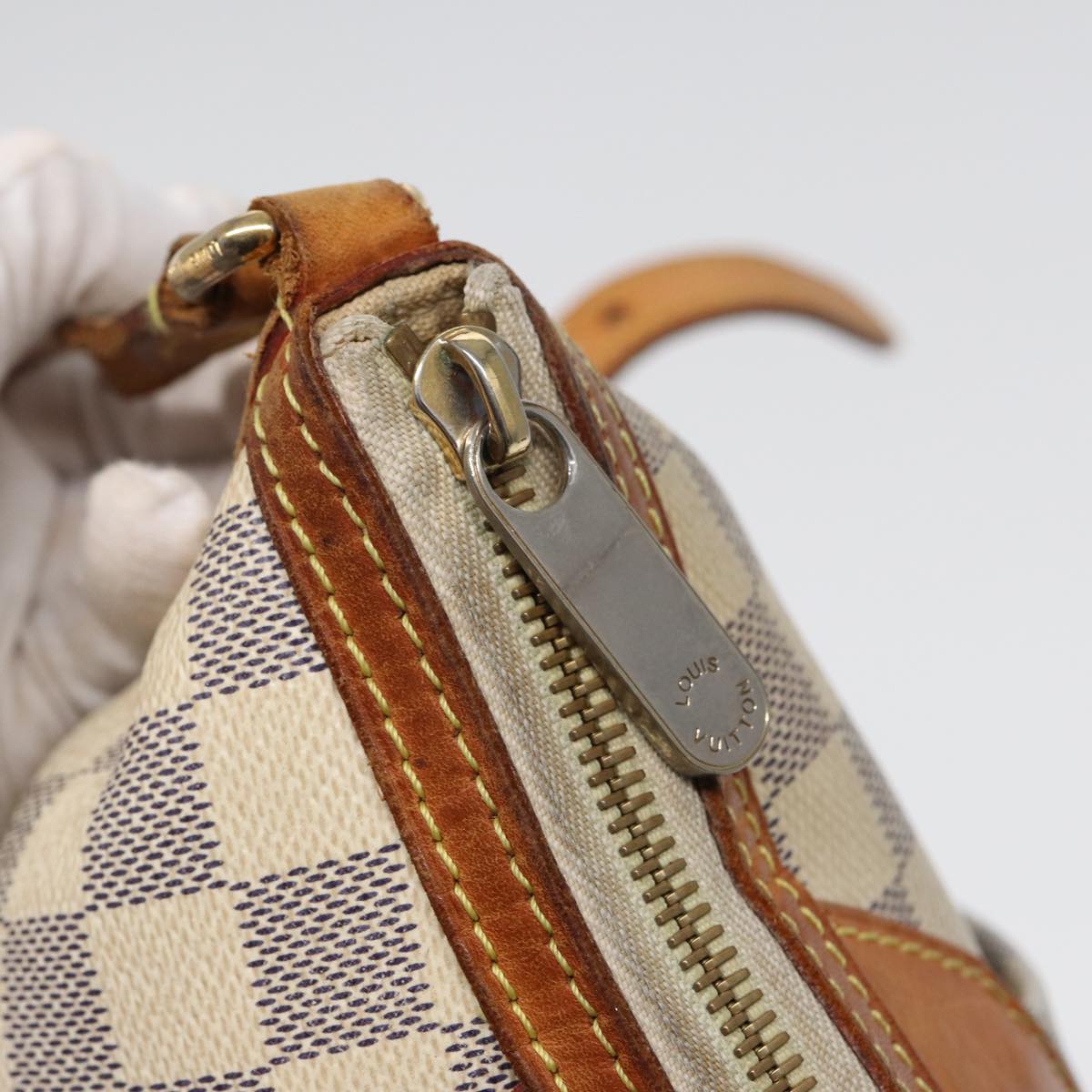 LOUIS VUITTON Damier Azur Siracusa PM Shoulder Bag N41113 LV 83065