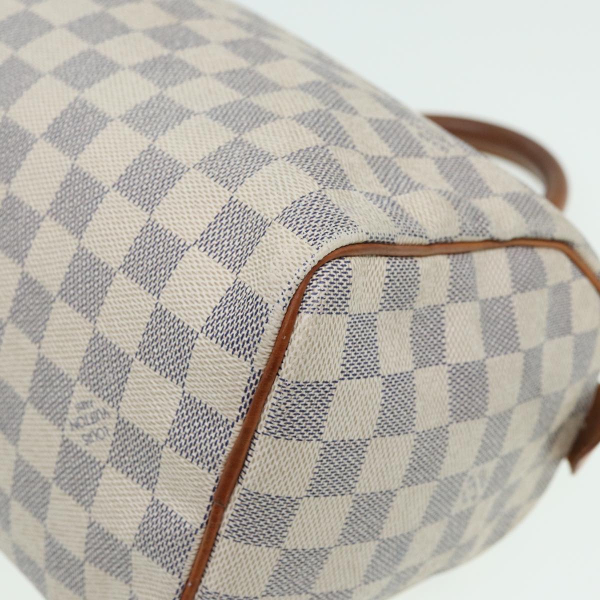 LOUIS VUITTON Damier Azur Speedy 25 Hand Bag N41534 LV 83072