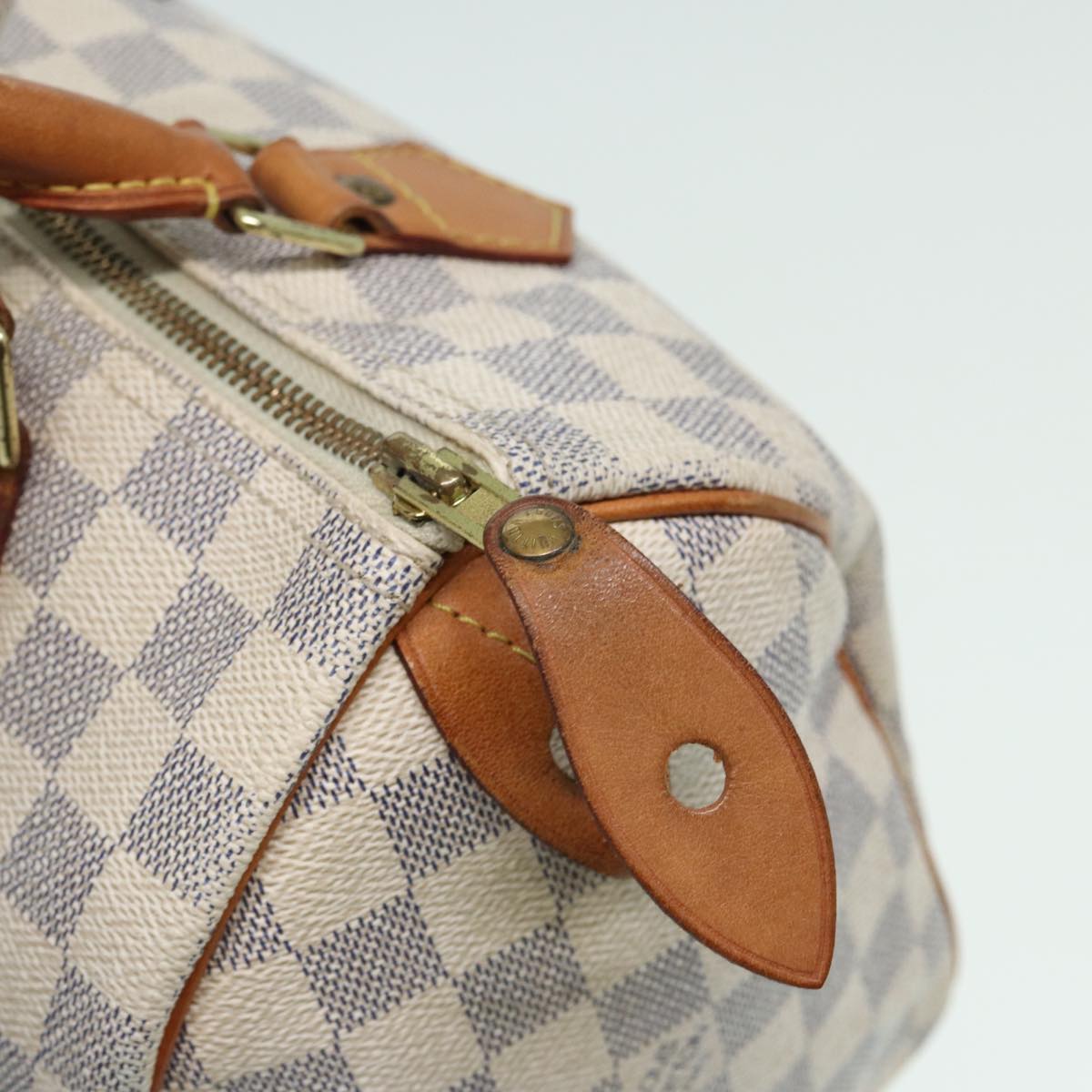 LOUIS VUITTON Damier Azur Speedy 25 Hand Bag N41534 LV 83072