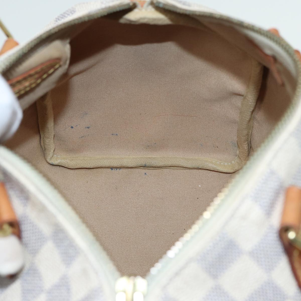 LOUIS VUITTON Damier Azur Speedy 25 Hand Bag N41534 LV 83072