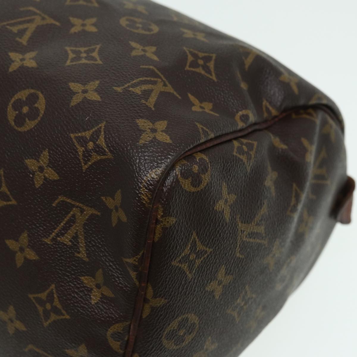 LOUIS VUITTON Monogram Speedy 30 Hand Bag M41526 LV 83077
