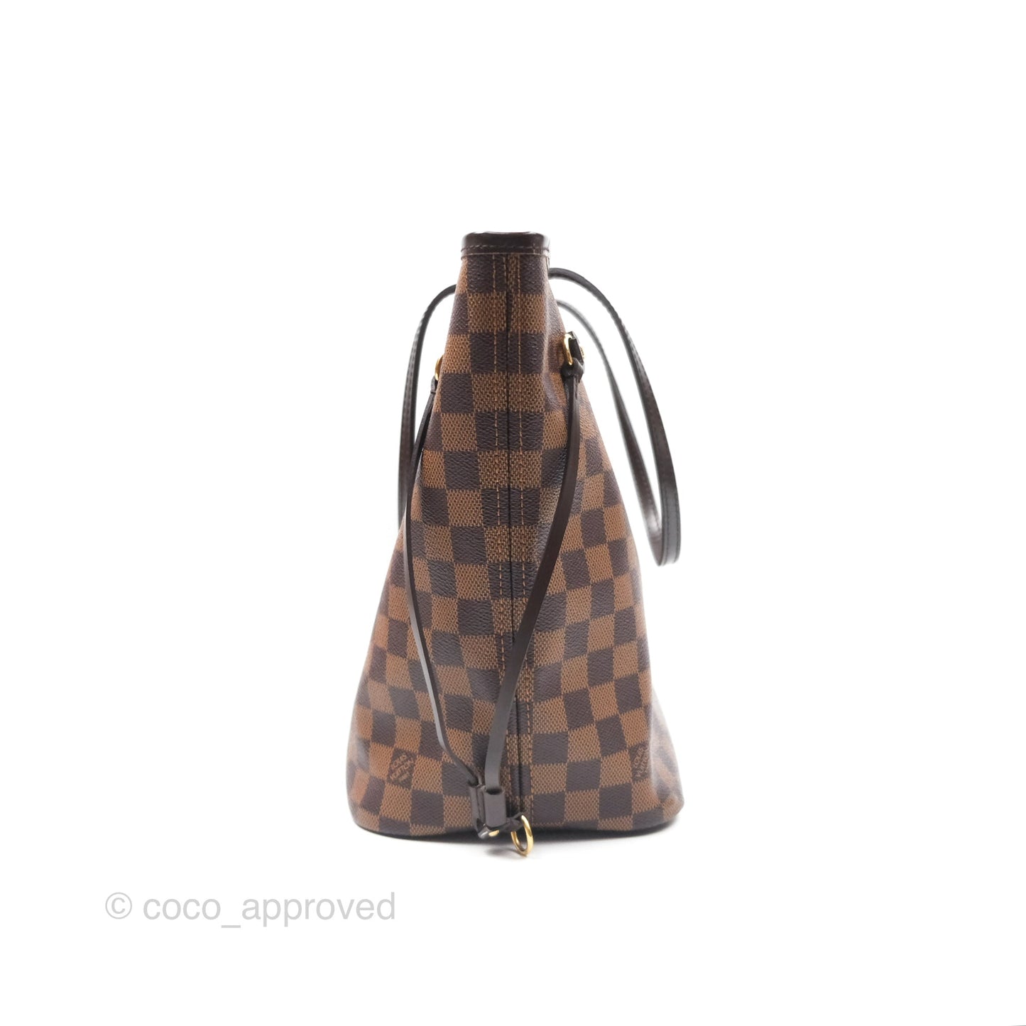 Louis Vuitton Neverfull MM Tote Bag Damier Ebene Canvas