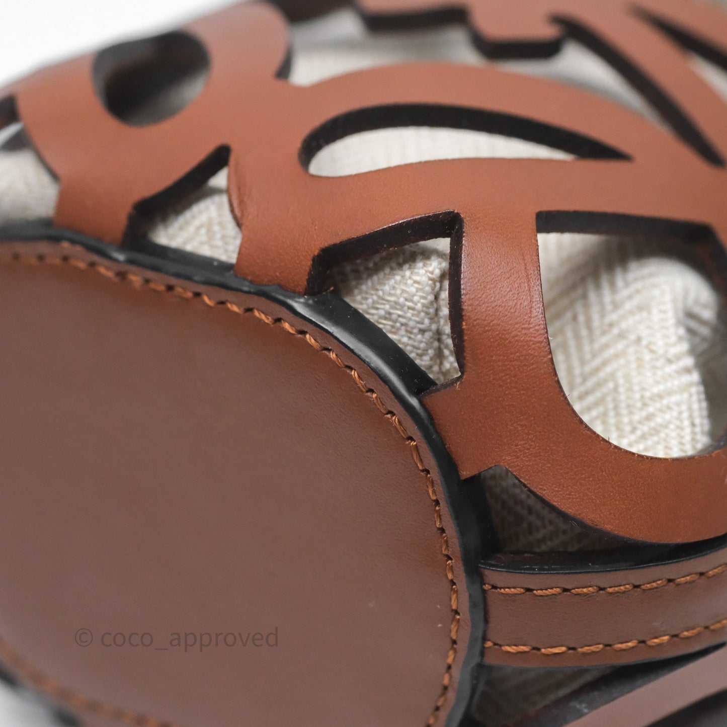 Loewe X Paula's Ibiza Cutout Anagram Pocket Tan