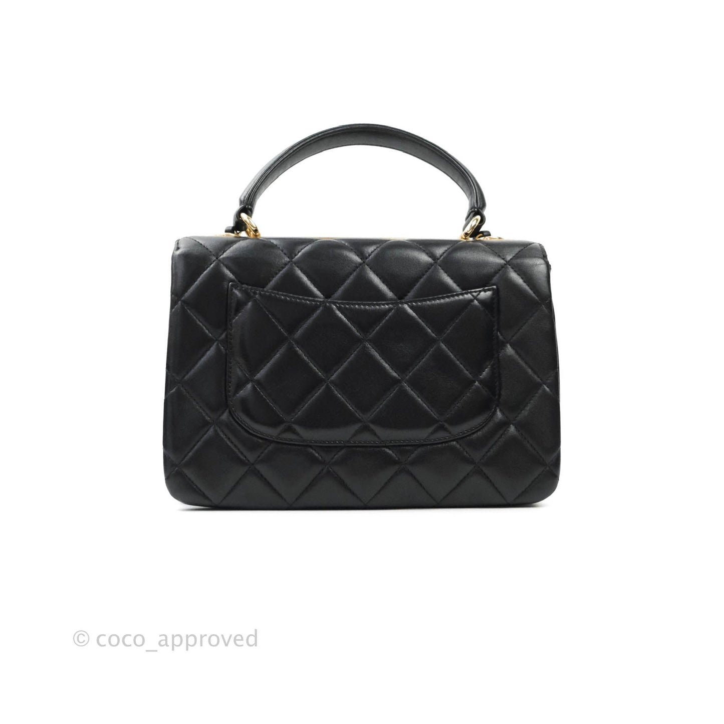 Chanel Trendy CC Small Black Lambskin Gold Hardware