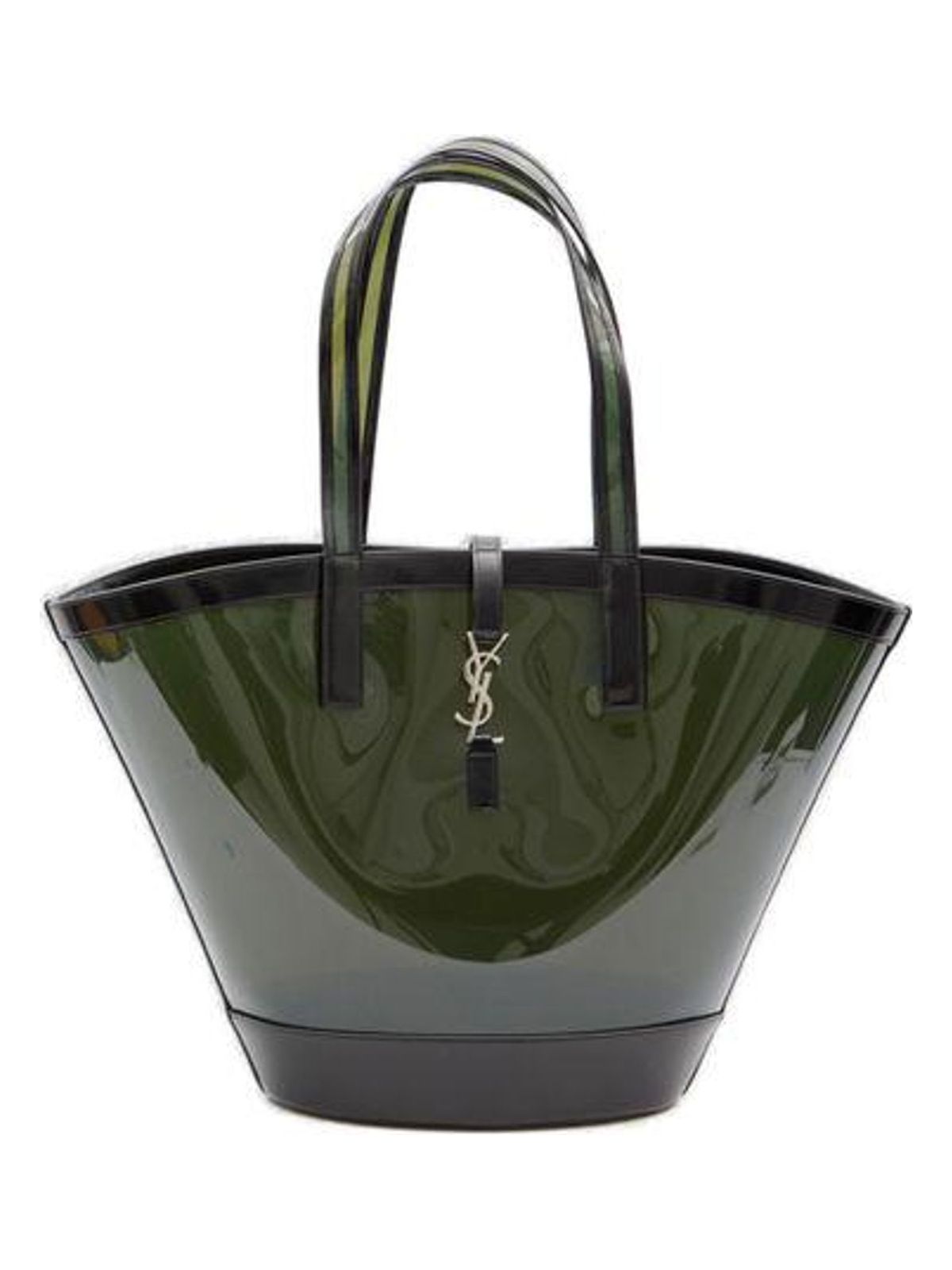 Luxury Saint Laurent Women's Panier Medium Bag in Black | 773697FAC0X
