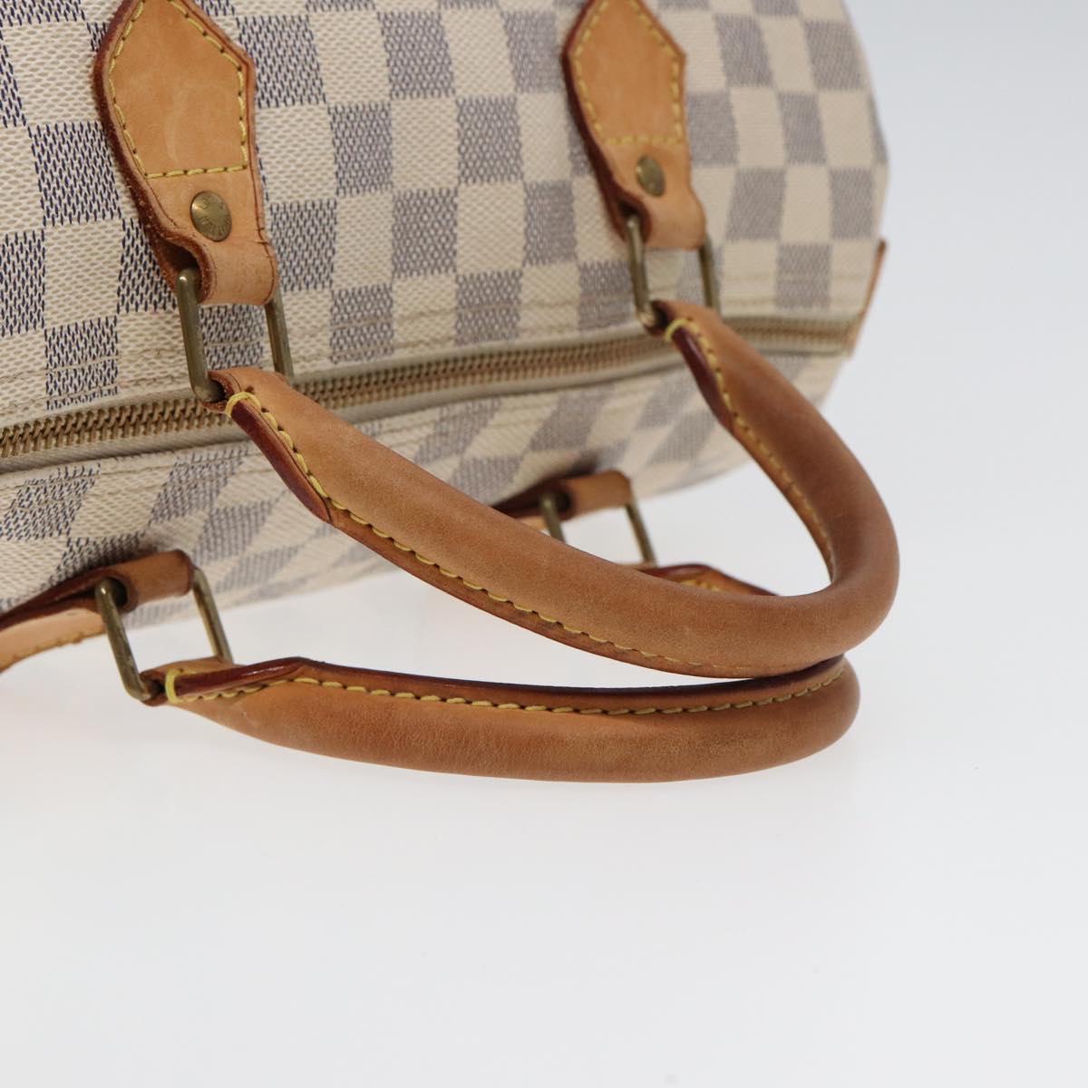 LOUIS VUITTON Damier Azur Speedy 30 Hand Bag N41533 LV 83106