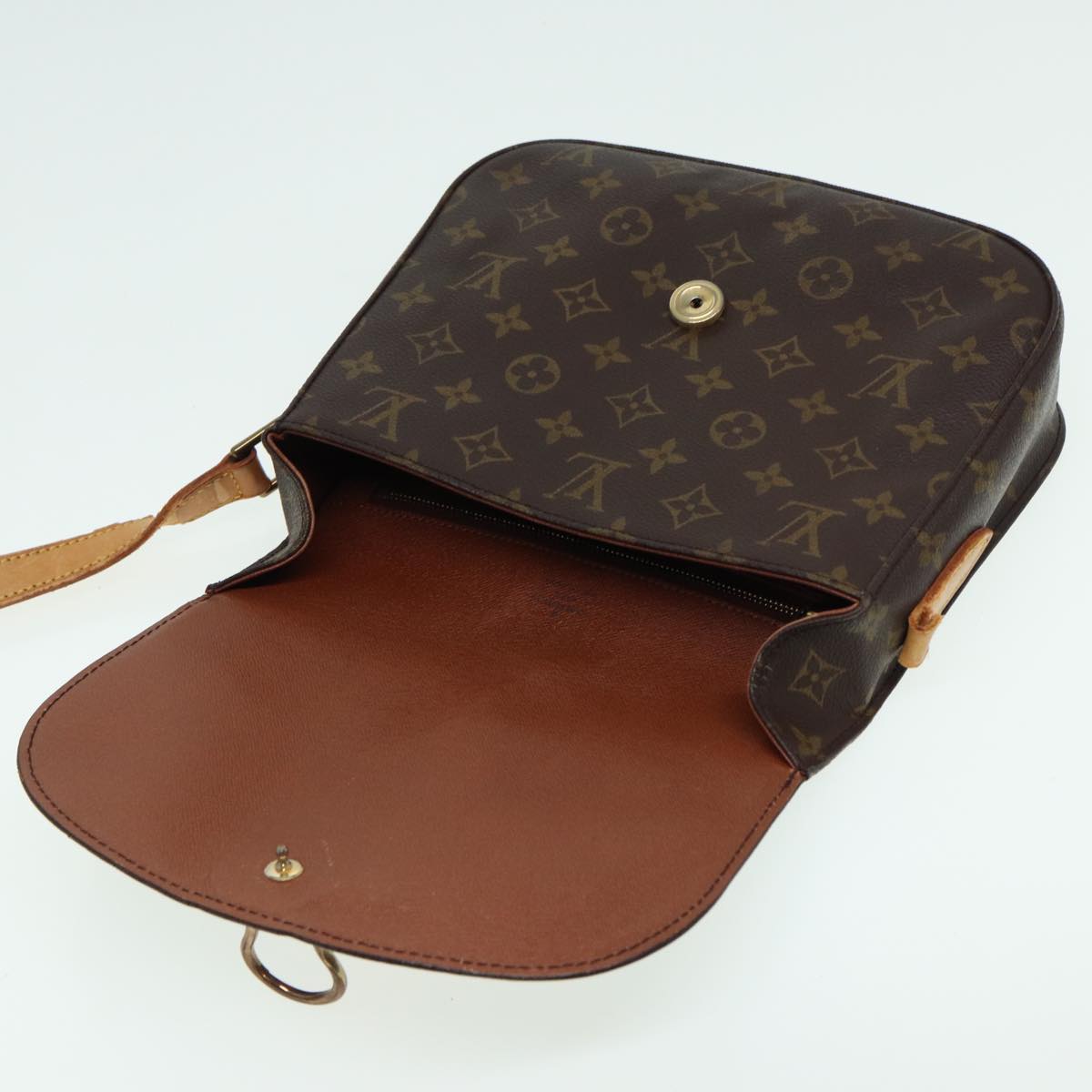 LOUIS VUITTON Monogram Saint Cloud GM Shoulder Bag M51242 LV 83113