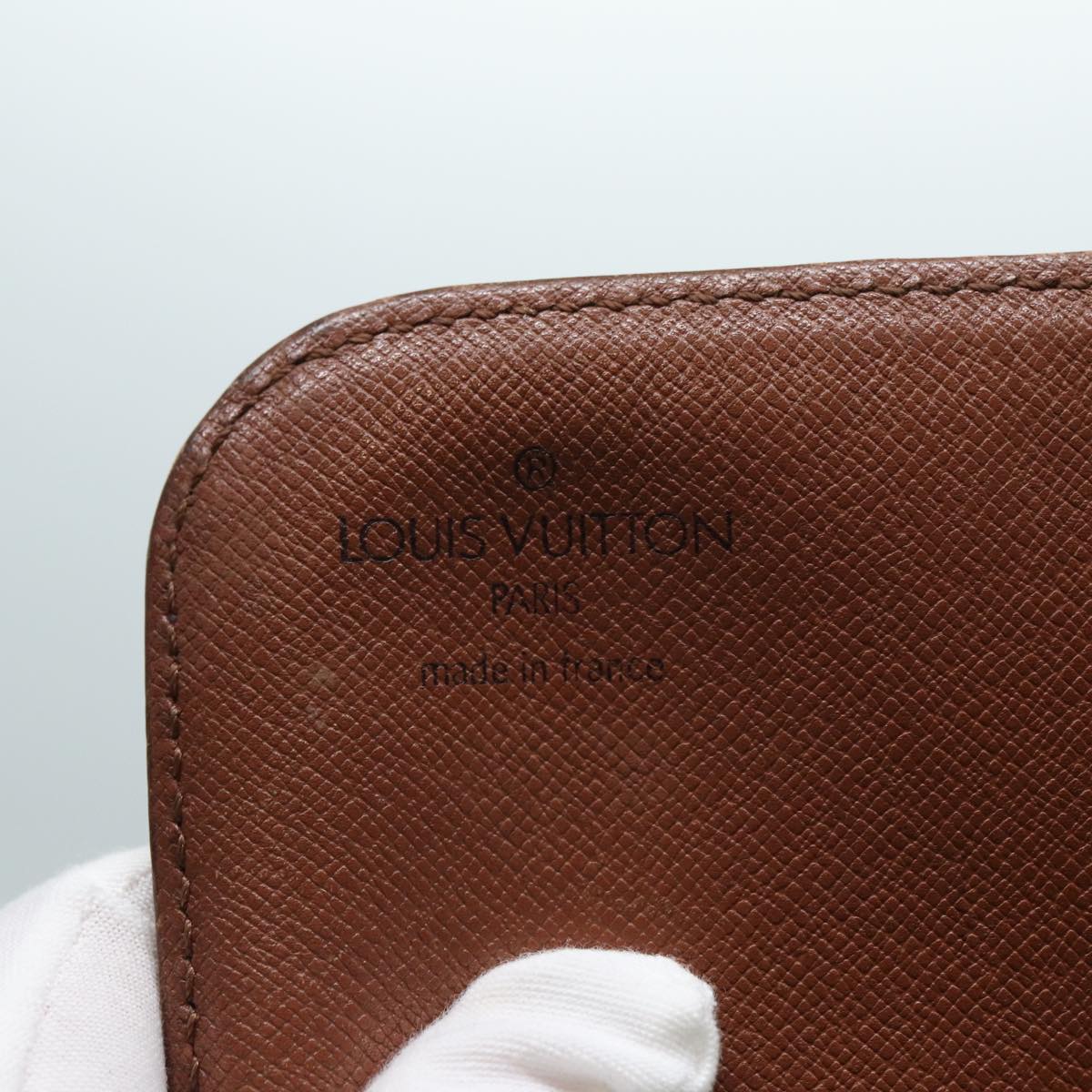LOUIS VUITTON Monogram Cartouchiere MM Shoulder Bag M51253 LV 83116