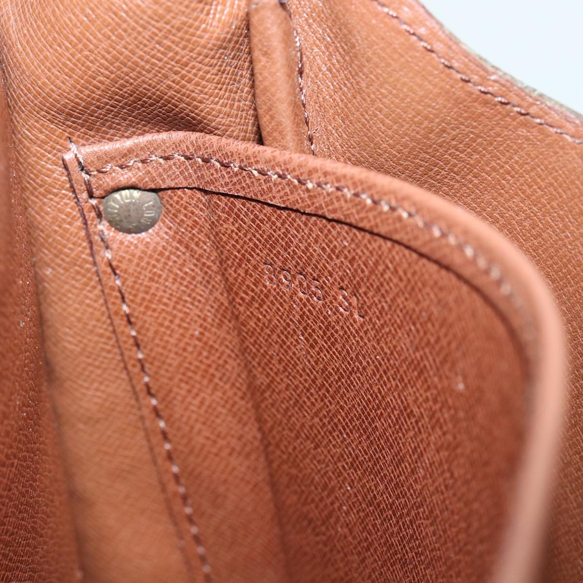 LOUIS VUITTON Monogram Cartouchiere MM Shoulder Bag M51253 LV 83116