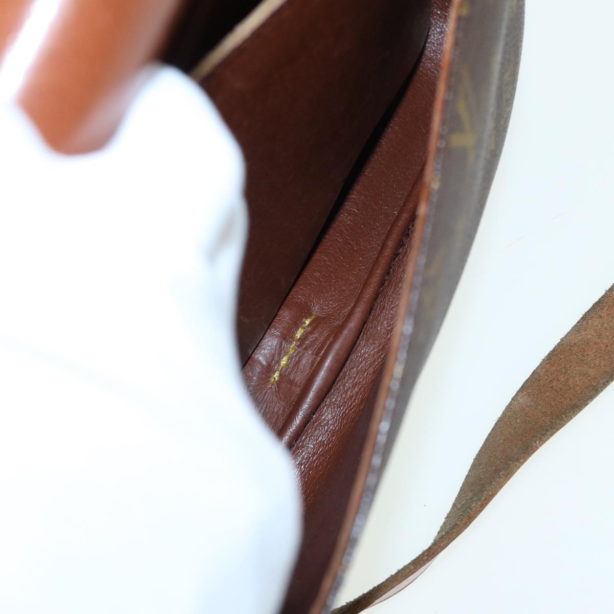 LOUIS VUITTON Monogram Cartouchiere GM Shoulder Bag M51252 LV 83117