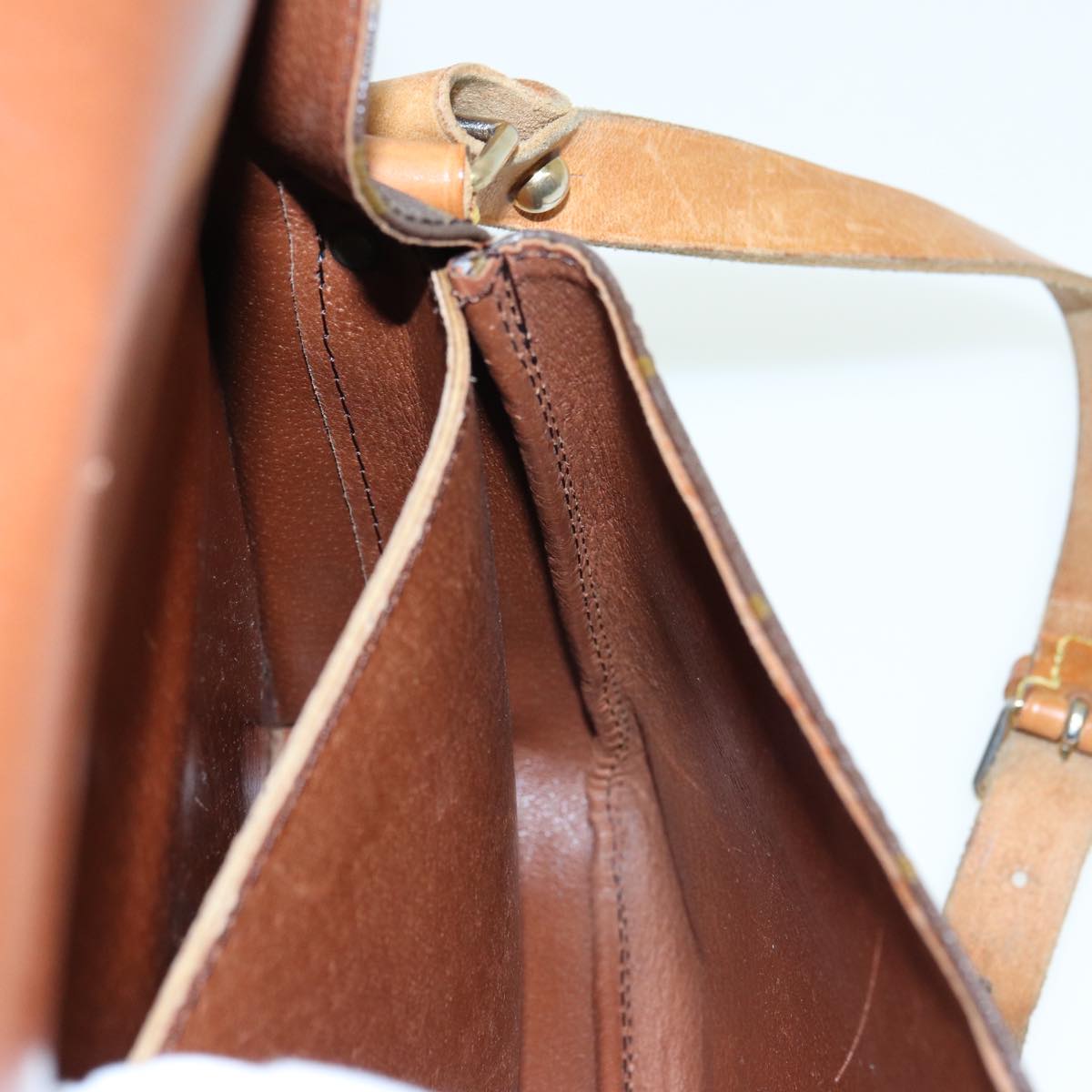 LOUIS VUITTON Monogram Cartouchiere GM Shoulder Bag M51252 LV 83117