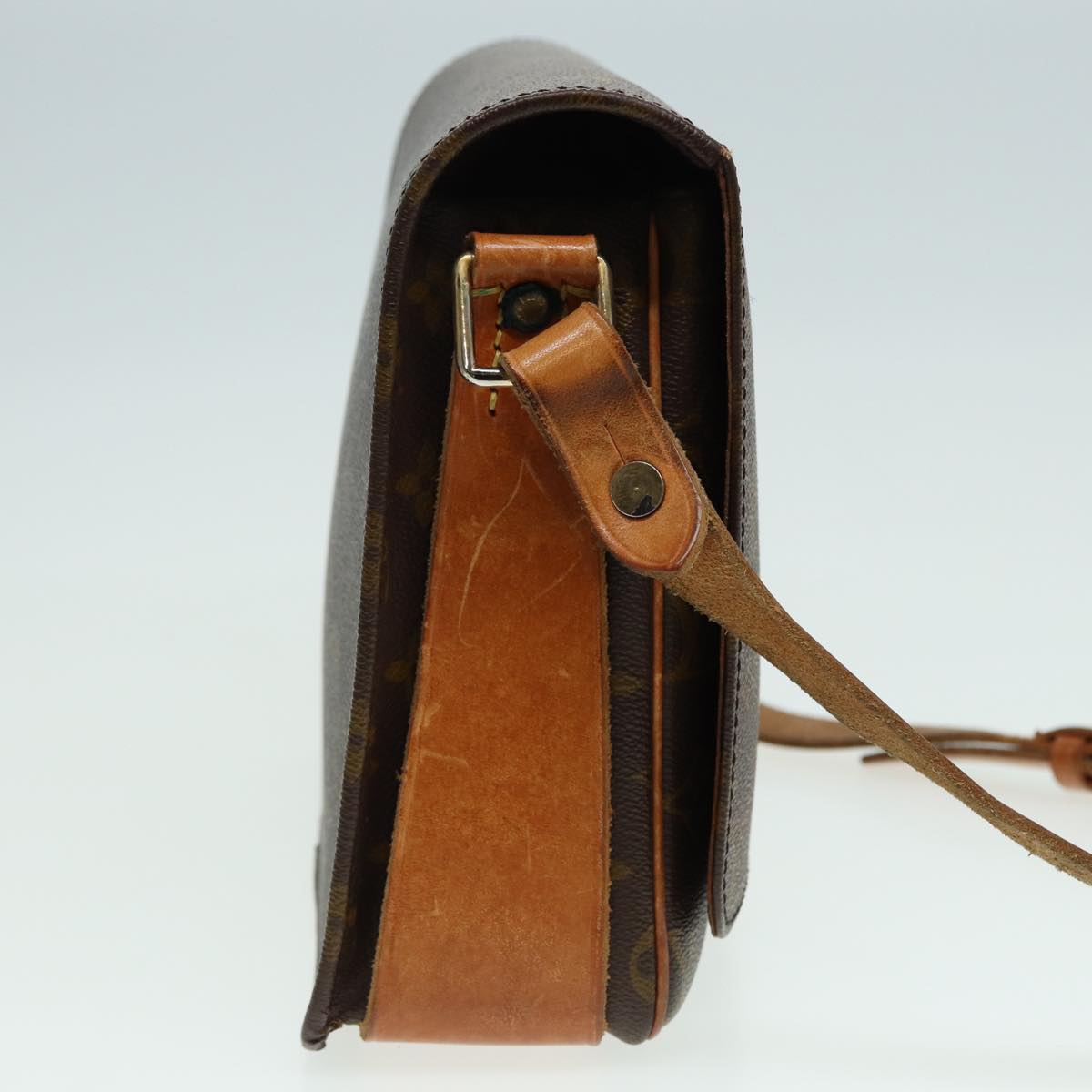 LOUIS VUITTON Monogram Cartouchiere GM Shoulder Bag M51252 LV 83117