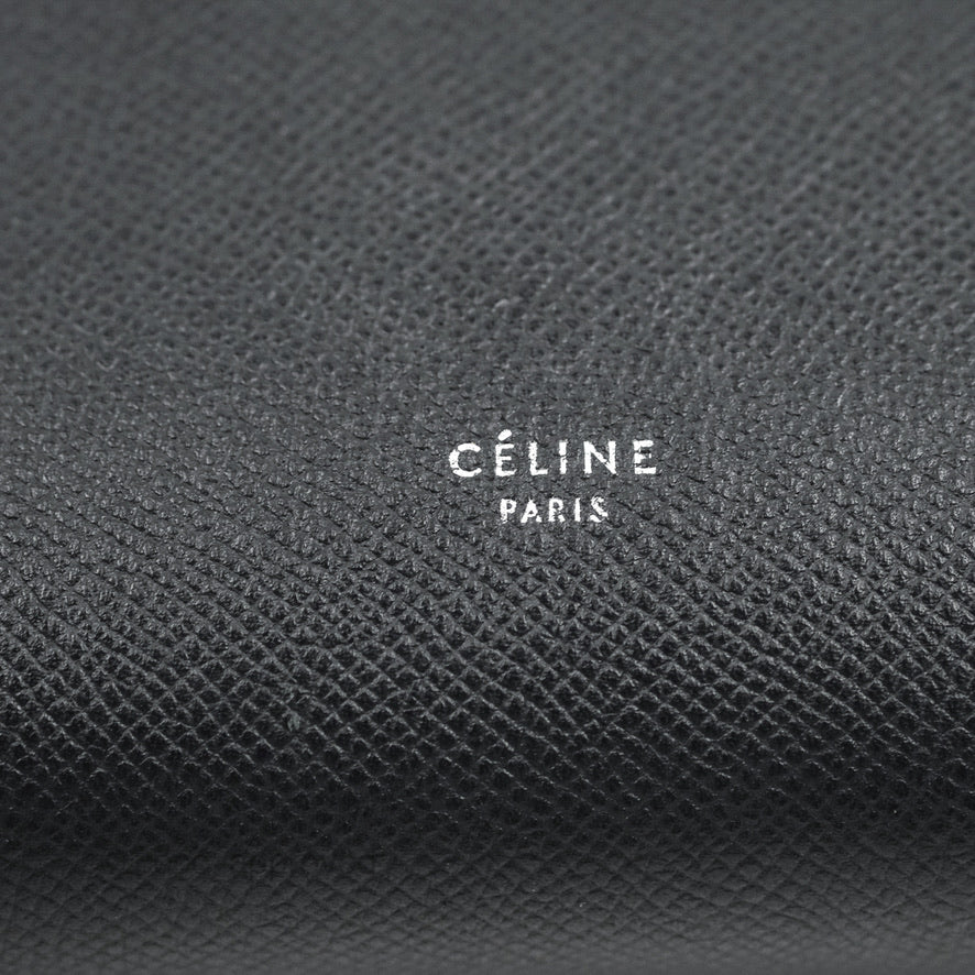 Celine Mini Belt Bag Dark Navy Grained Calfskin Silver Hardware