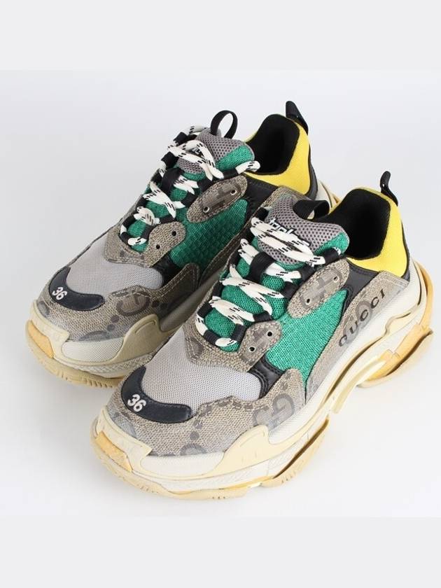 Luxury Gucci Trending 2025 Balenciaga Triple S Hacker Sneakers 36 230