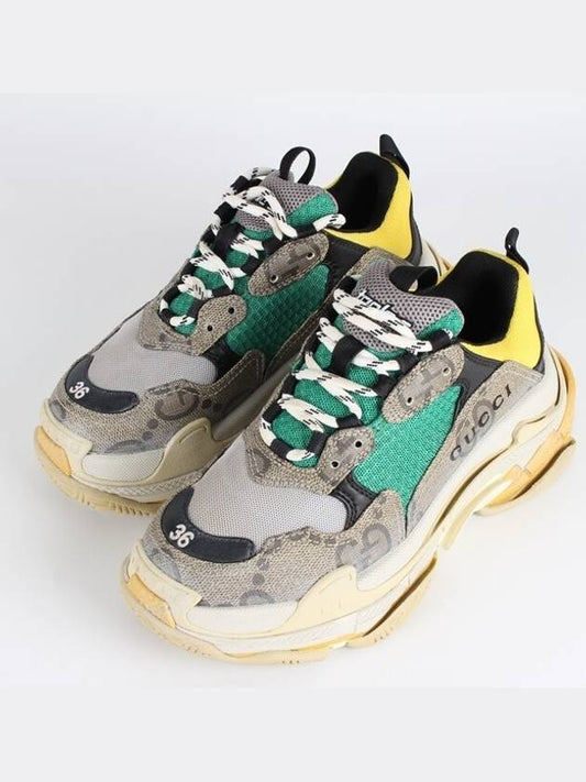 Luxury Gucci Trending 2025 Balenciaga Triple S Hacker Sneakers 36 230
