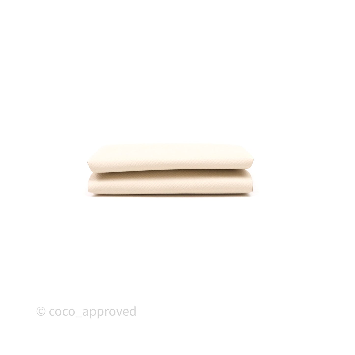 Hermès Calvi Duo Compact Card Holder Beton 8L Epsom