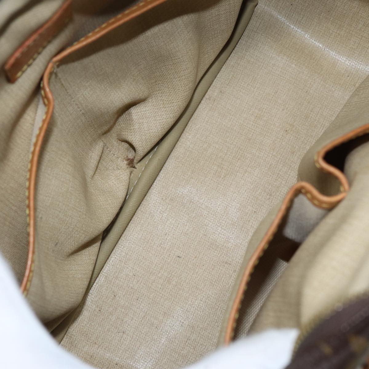 LOUIS VUITTON Monogram Trouville Hand Bag M42228 LV 83258