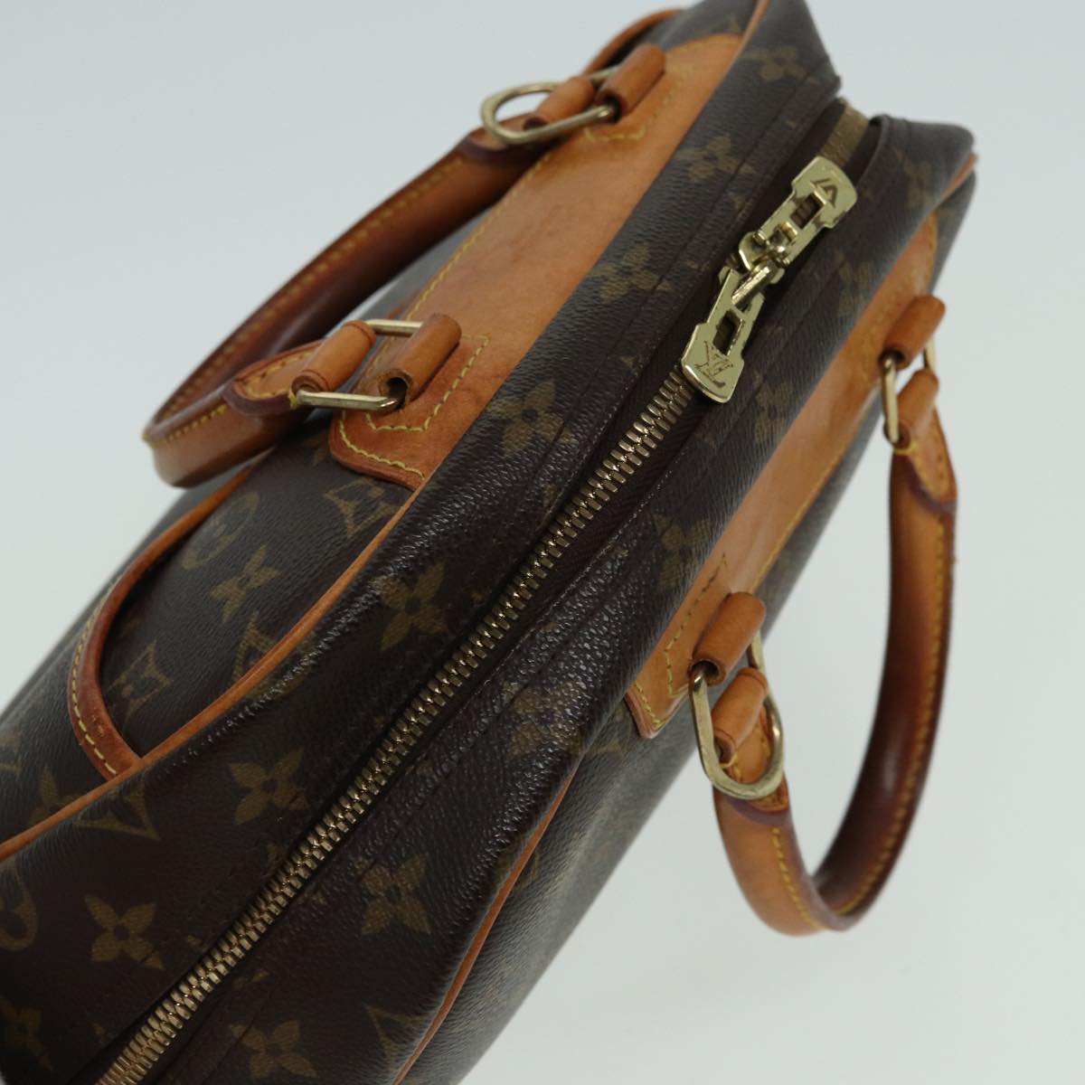 LOUIS VUITTON Monogram Trouville Hand Bag M42228 LV 83258
