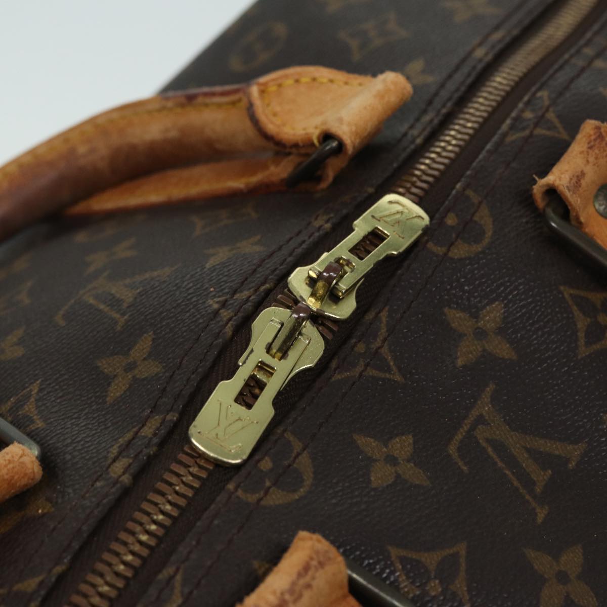 LOUIS VUITTON Monogram Keepall 55 Boston Bag M41424 LV 83281
