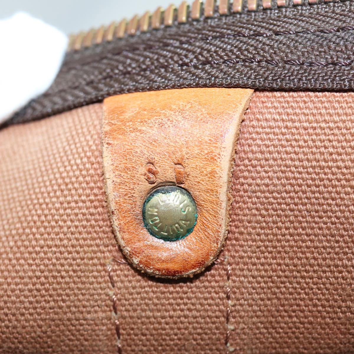 LOUIS VUITTON Monogram Keepall 55 Boston Bag M41424 LV 83281
