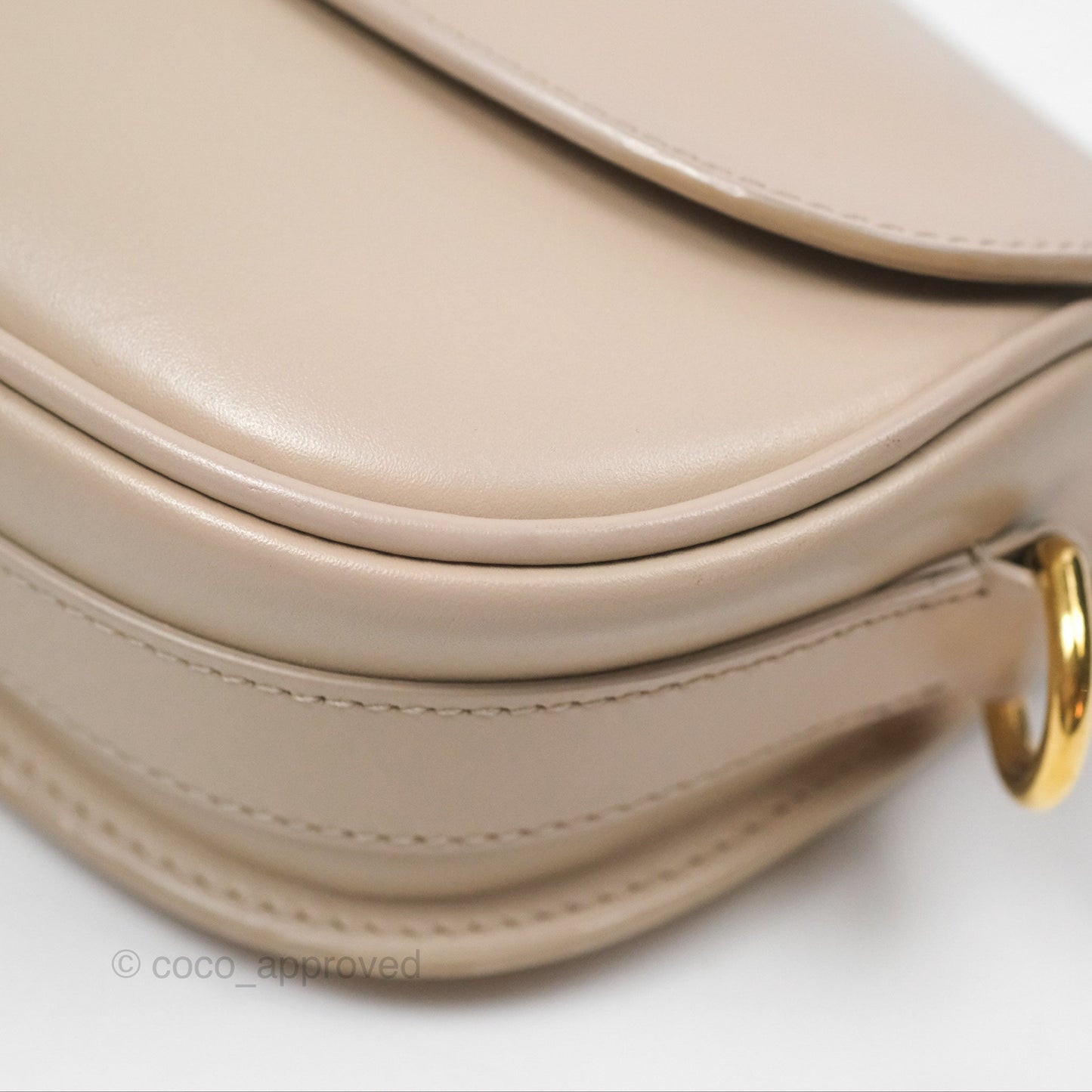 Christian Dior Bobby East-West Bag Calfskin Beige