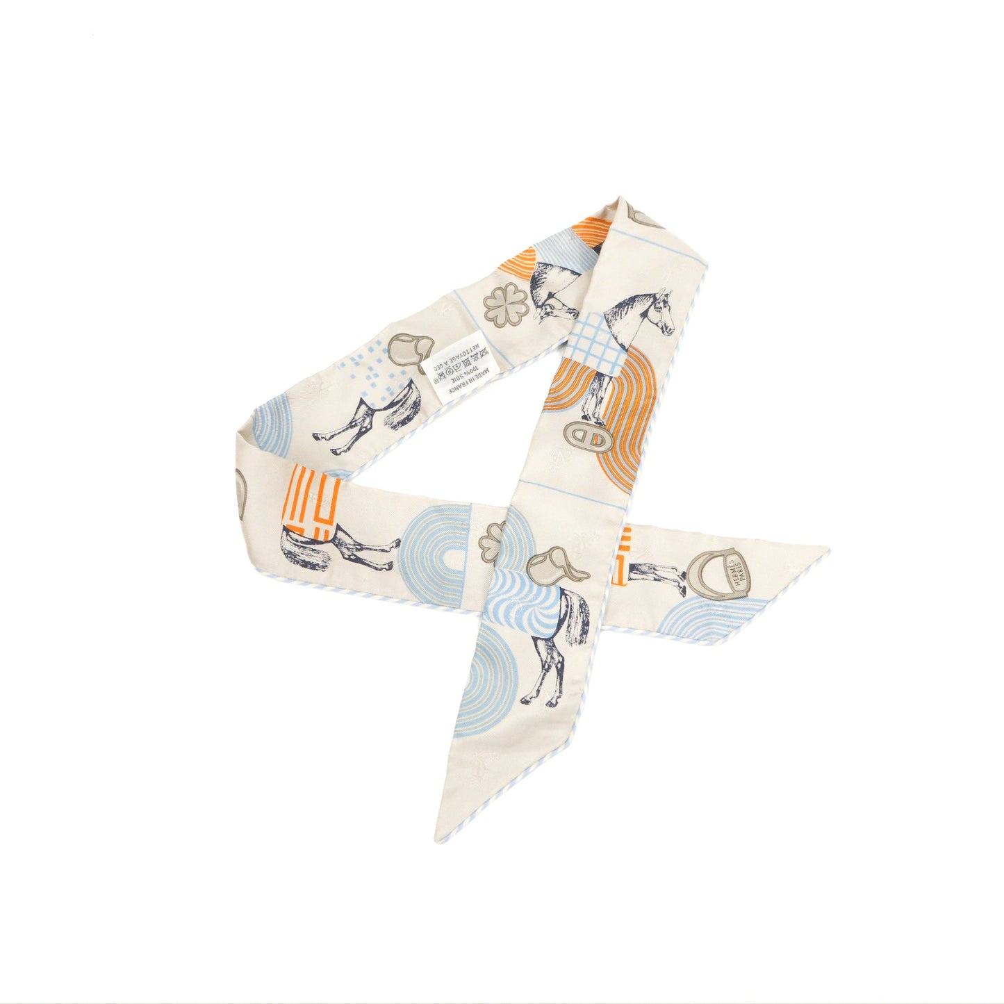 Hermès Garde-Robe Pop Silk Twilly