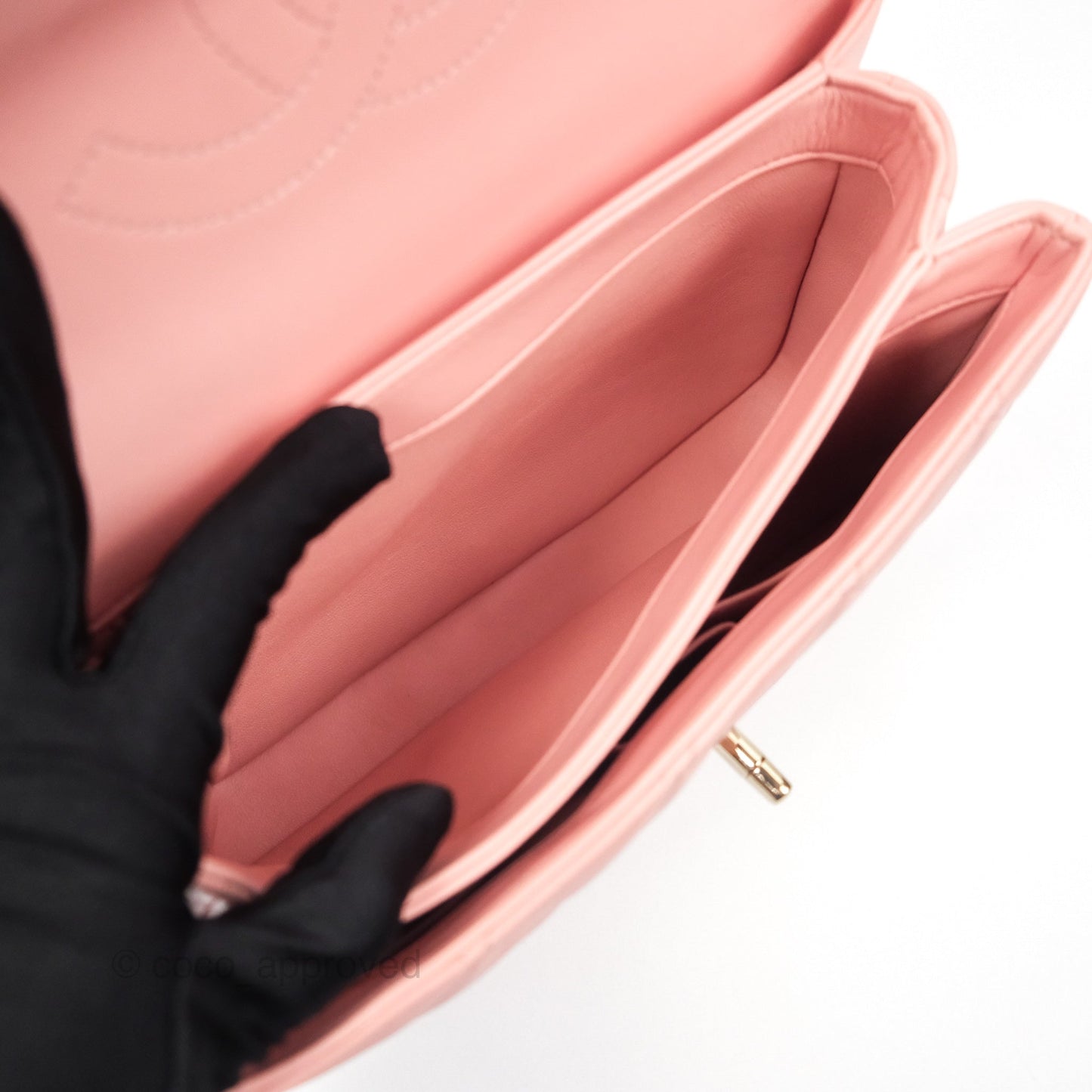 Chanel Small Trendy CC Pink Lambskin Gold Hardware