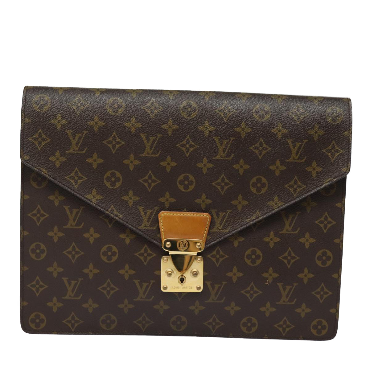 Louis Vuitton Porte Document Senateur  Canvas Briefcase Bag ()
