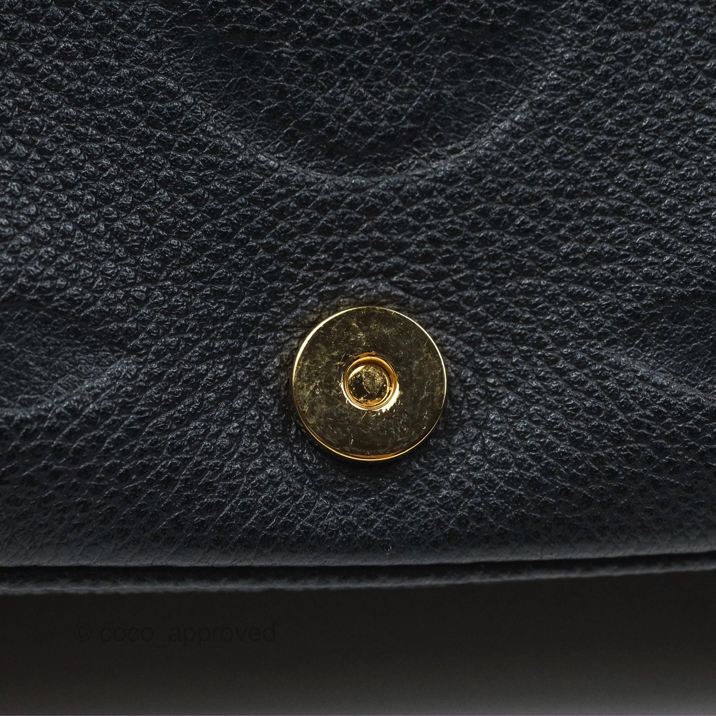 Louis Vuitton Diane Black Monogram Empreinte Leather