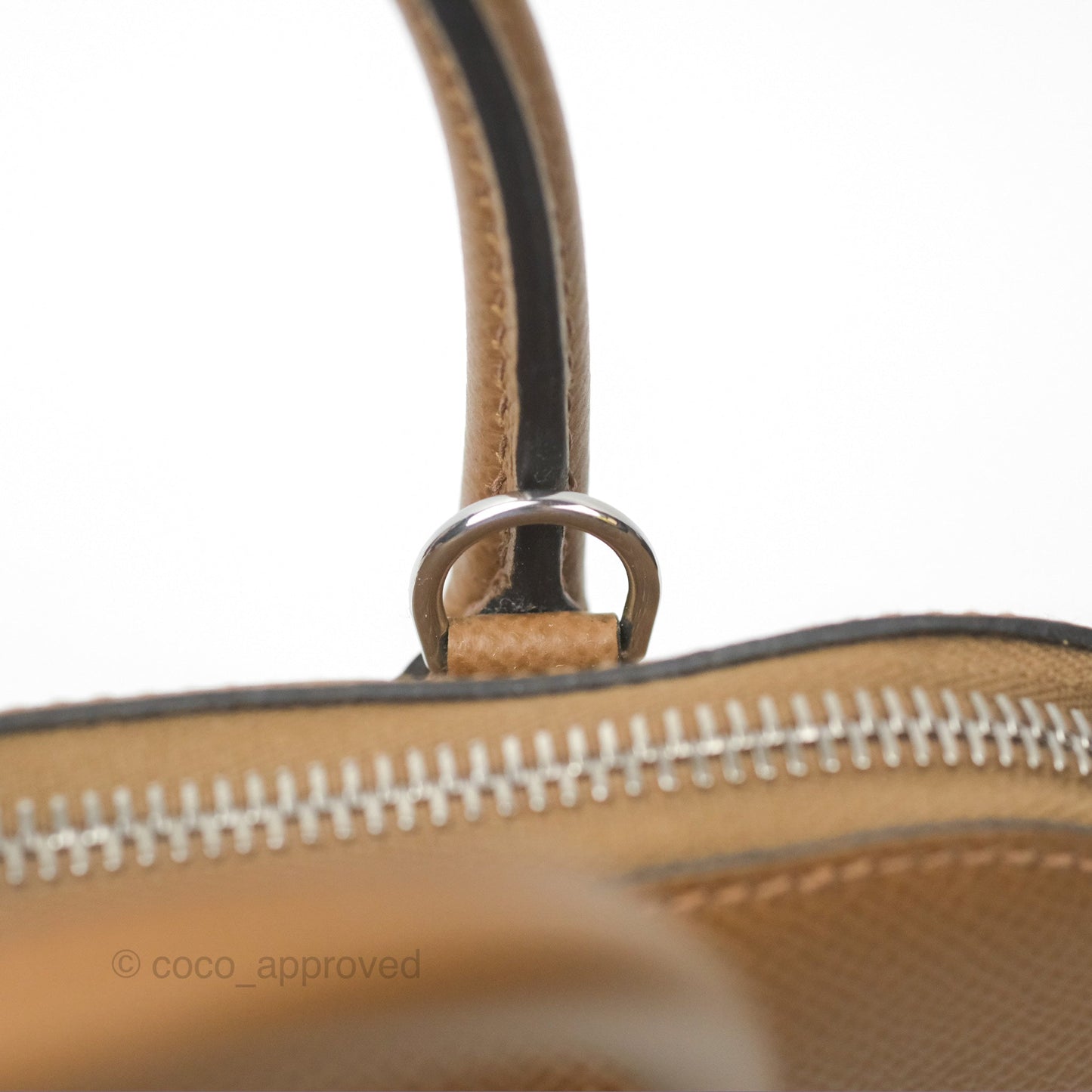 Hermès Bolide 1923 25 Alezan Epsom Palladium Hardware