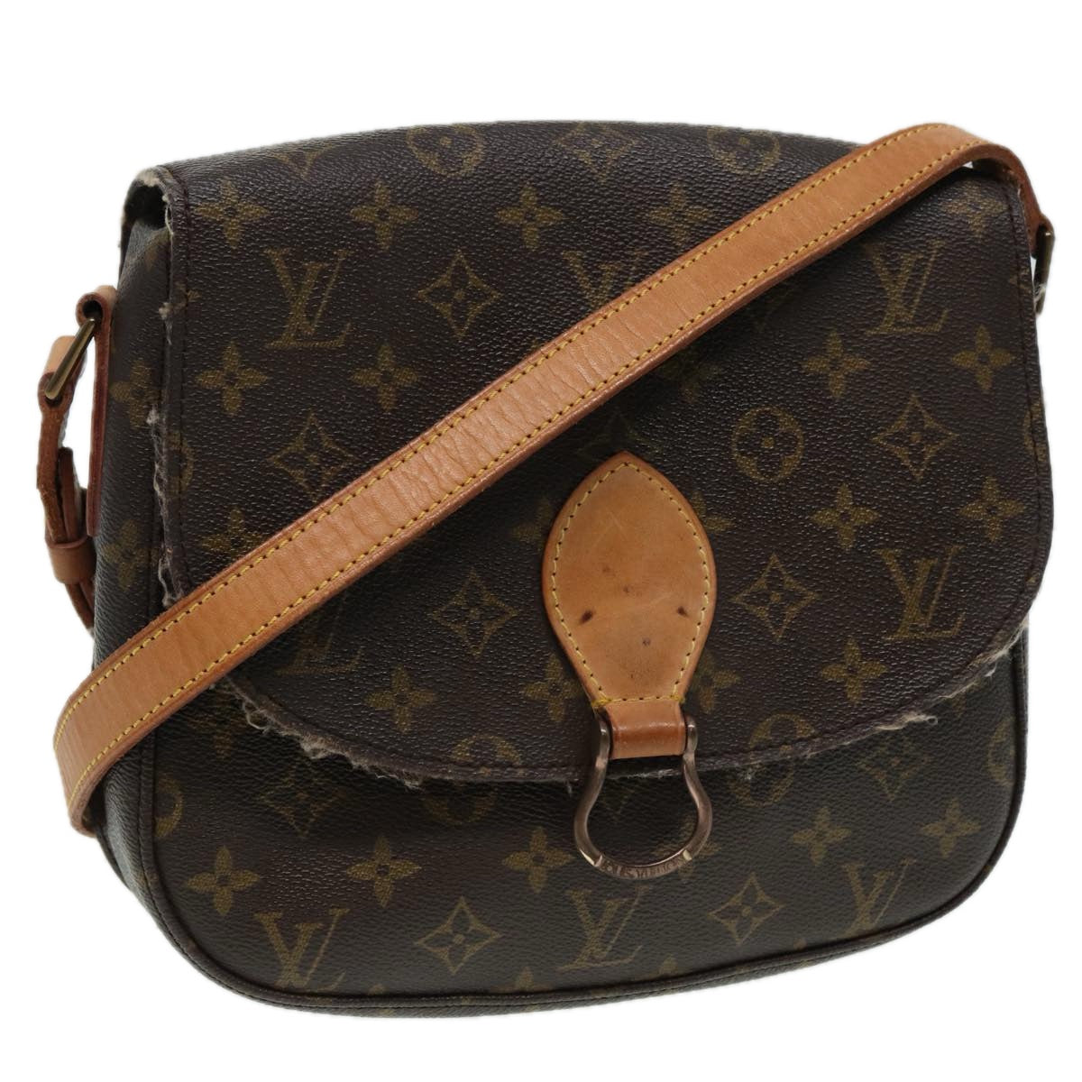 LOUIS VUITTON Monogram Saint Cloud GM Shoulder Bag M51242 LV 83336