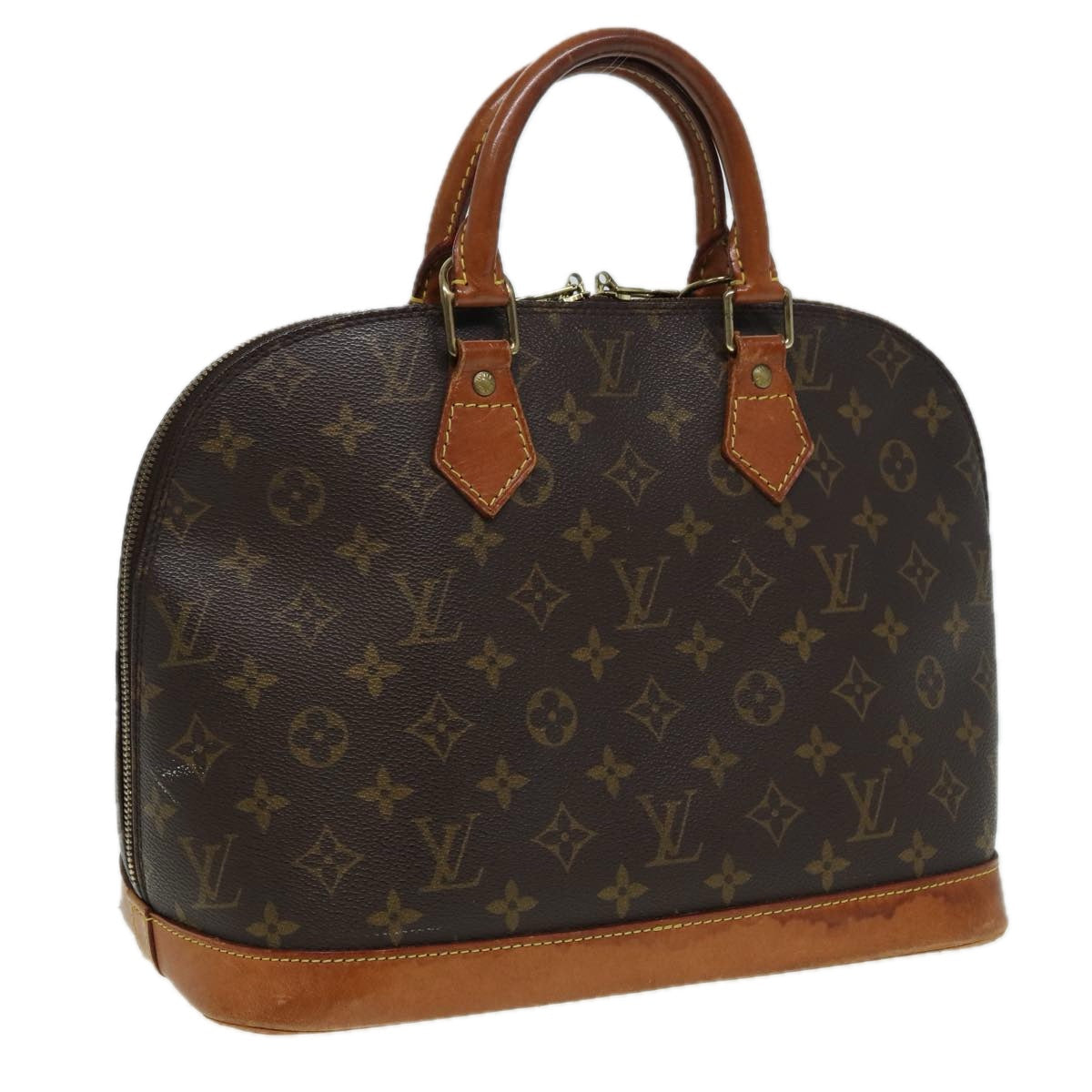 LOUIS VUITTON Monogram Alma Hand Bag M51130 LV 83357