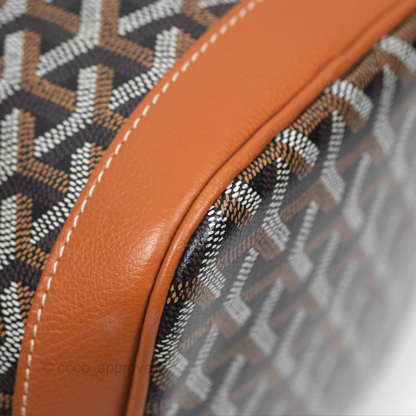 Goyard Petit Flot Bucket Bag Black & Tan Goyardine