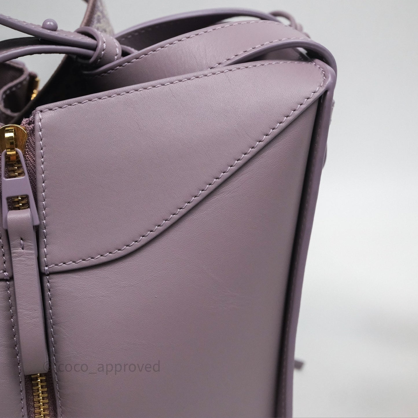Loewe Small Hammock Shoulder Bag Calfskin Purple