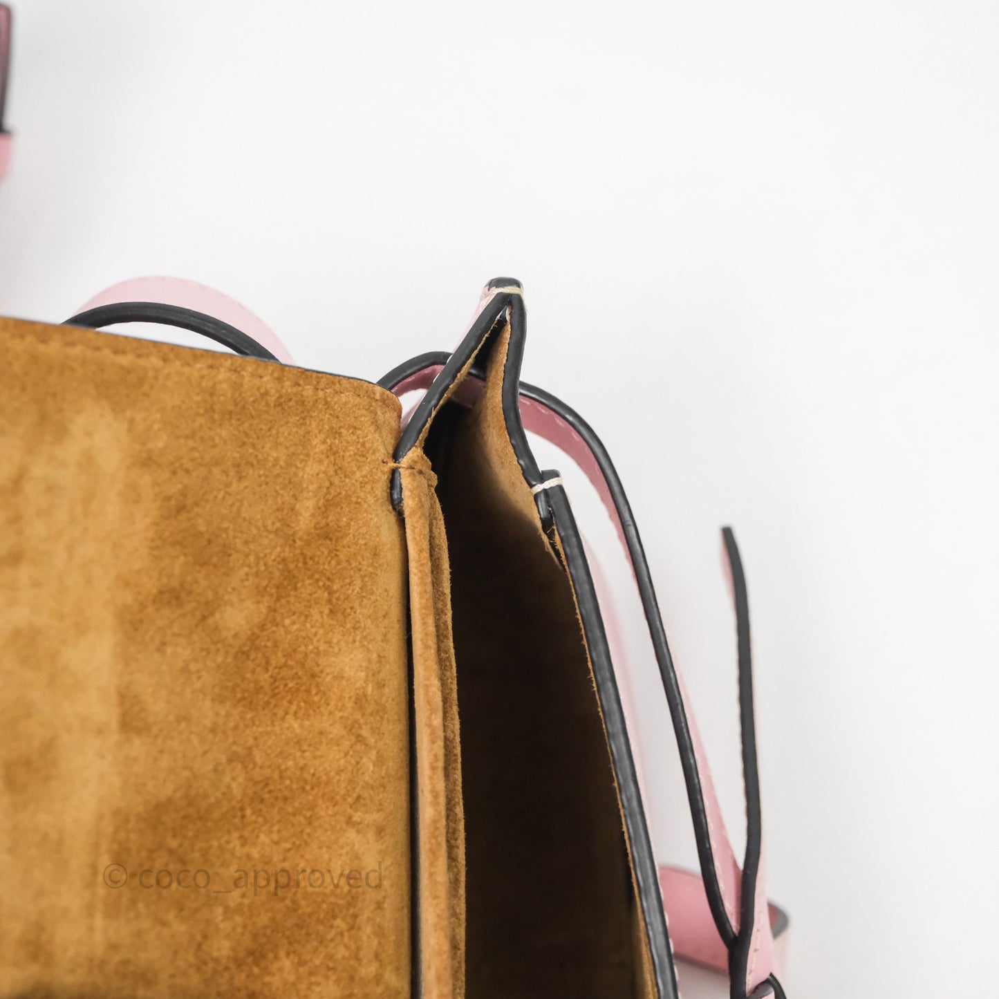 Loewe Mini Gate Belt Bag in Soft Calfskin Pink