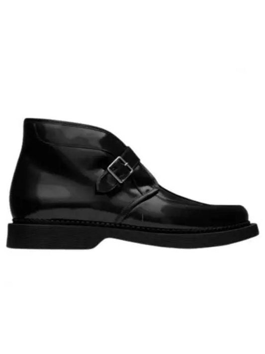 Luxury Saint Laurent Teddy Monkstrap Black