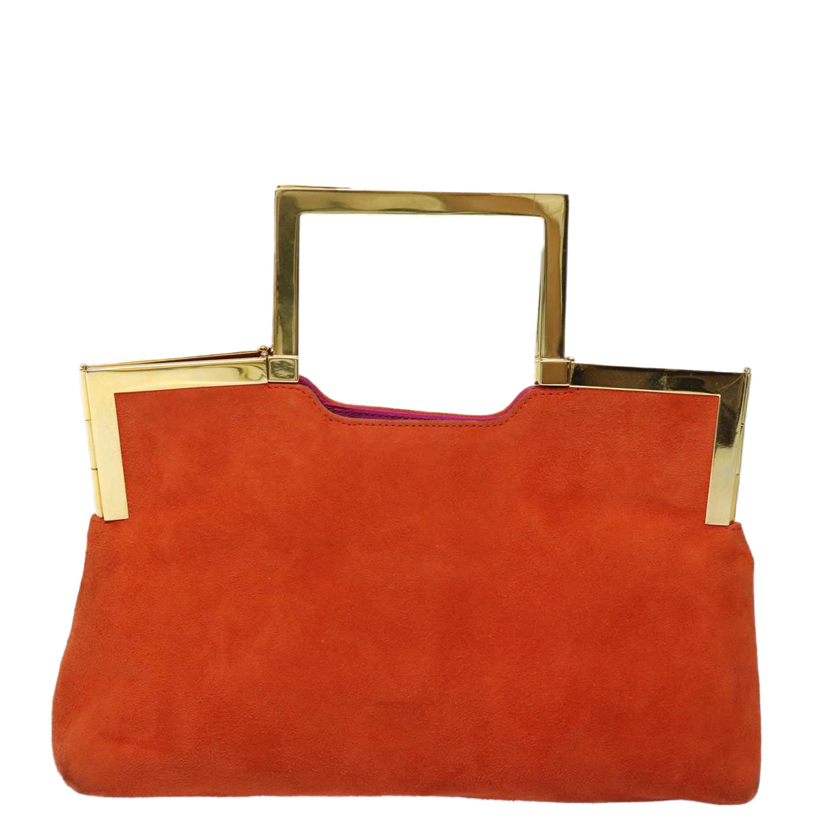 Luxury FendiHand Bag Suede Orange83492