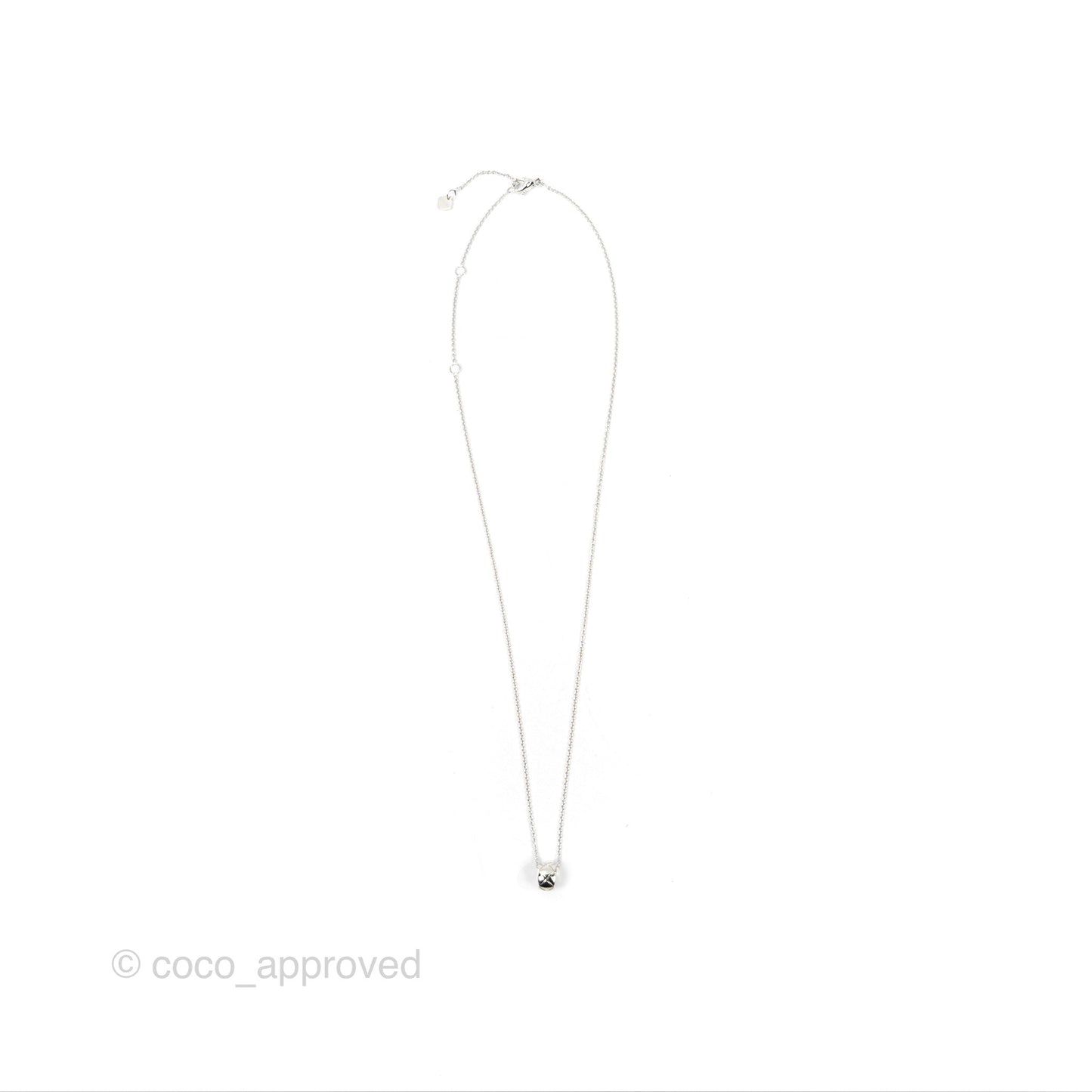 Chanel Coco Crush Necklace 18K White Gold