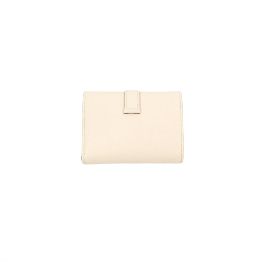 Hermes Bearn Trifold Compact Wallet Nata Epsom Gold Hardware